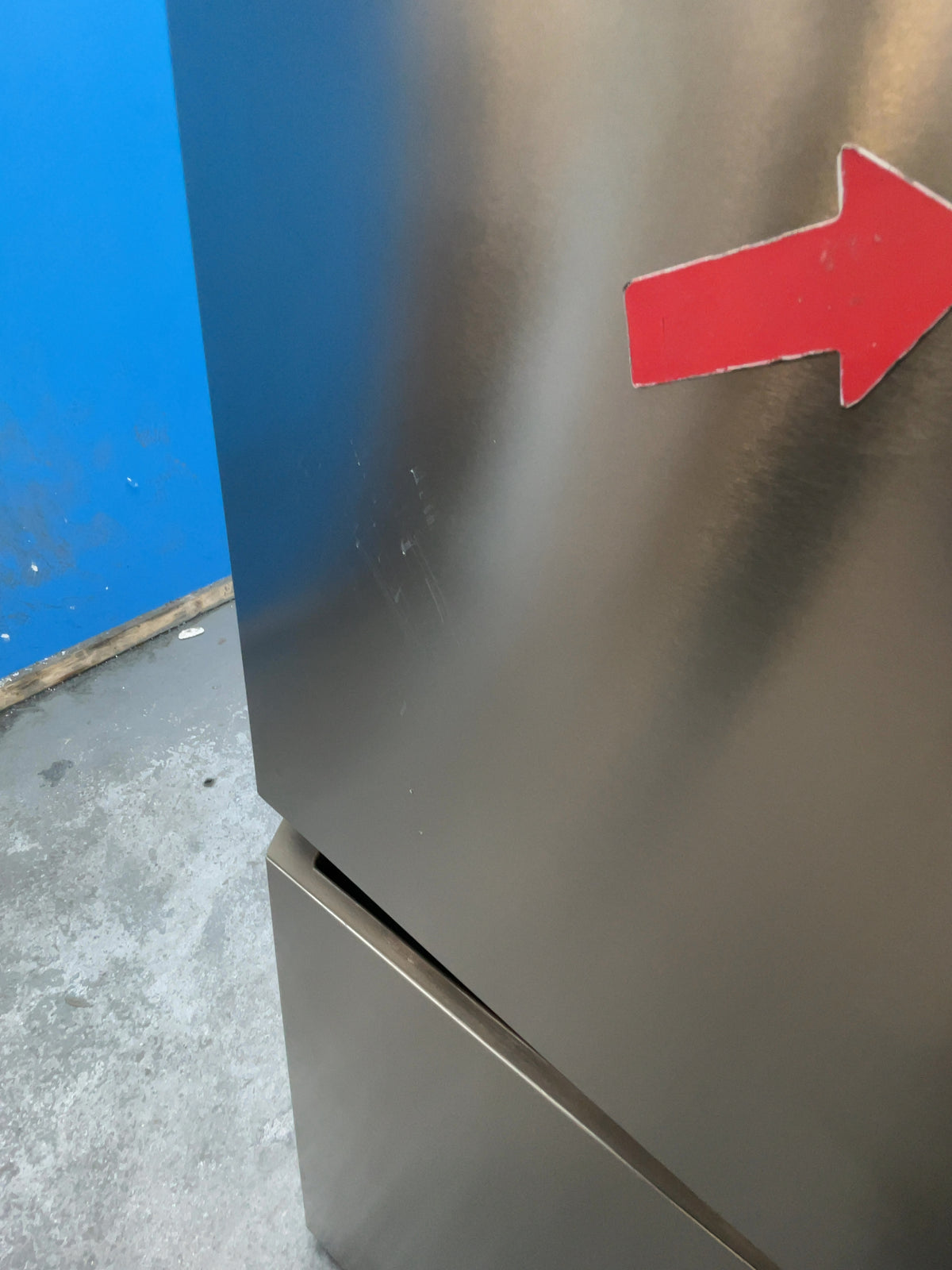 #GRC-163-837 - Haier American Style Fridge Freezer – 467L, Platinum Inox, Total No Frost