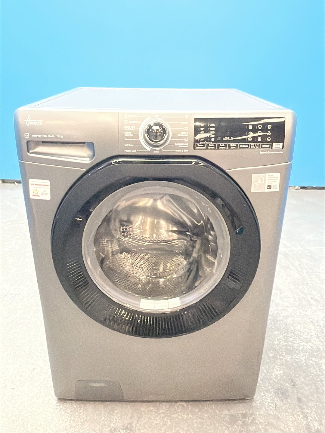 #GRC-163-922 - Hoover H-WASH 350 12kg 1400rpm Washing Machine – KG Mode Plus, Graphite