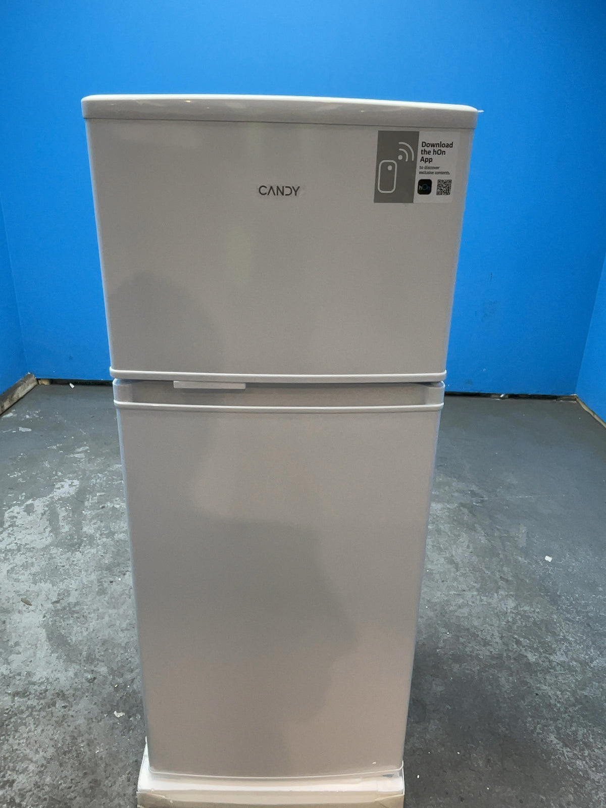 #GRC-163-957 - Candy 48cm Fridge Freezer – 117L, White, Manual Defrost