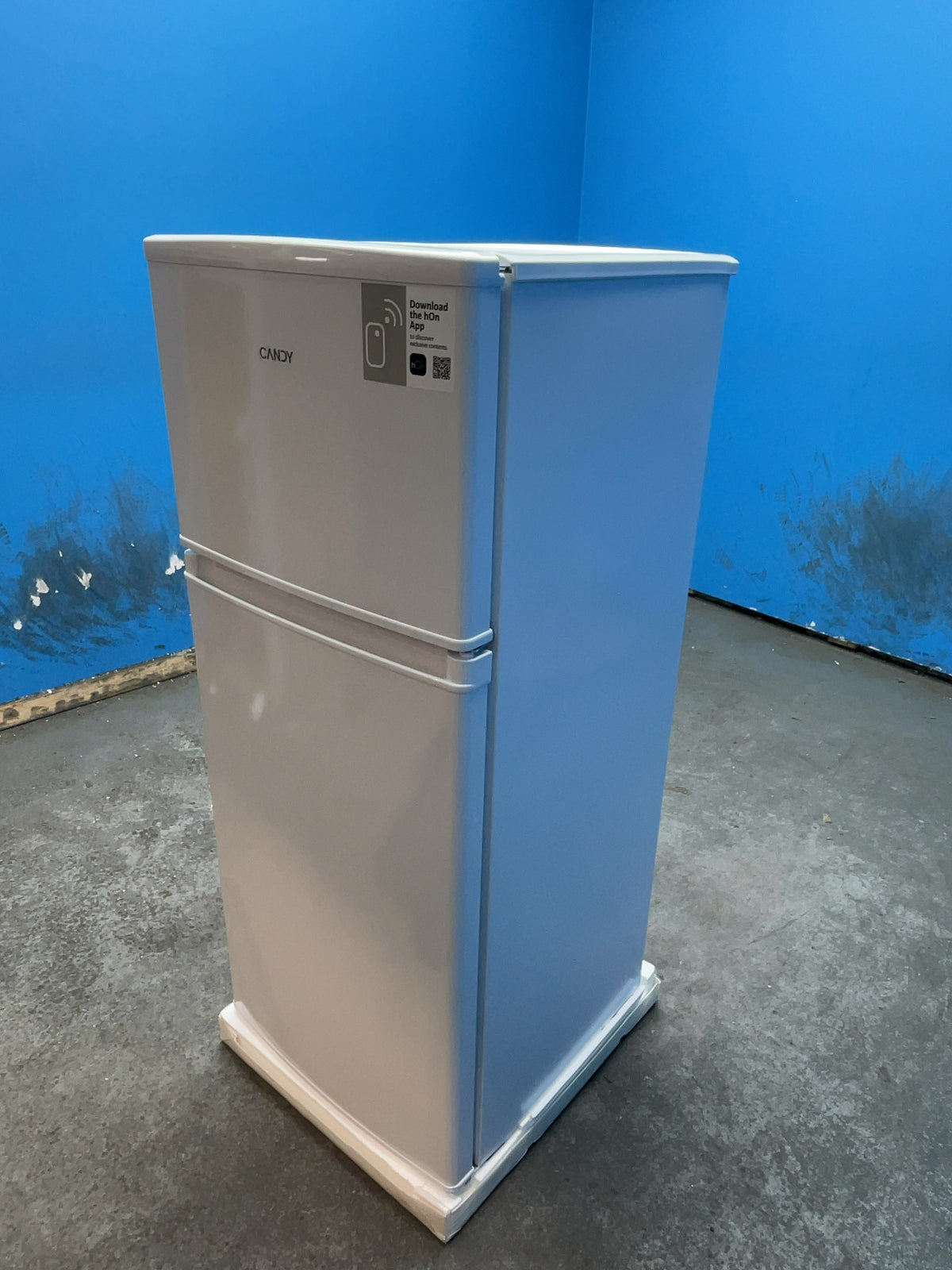 #GRC-163-958 - Candy 48cm Fridge Freezer – 117L, White, Manual Defrost