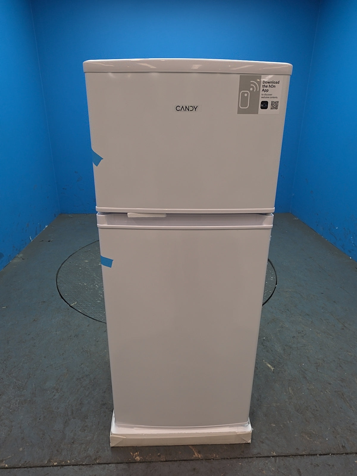 #GRC-163-959 - Candy 48cm Fridge Freezer – 117L, White, Manual Defrost
