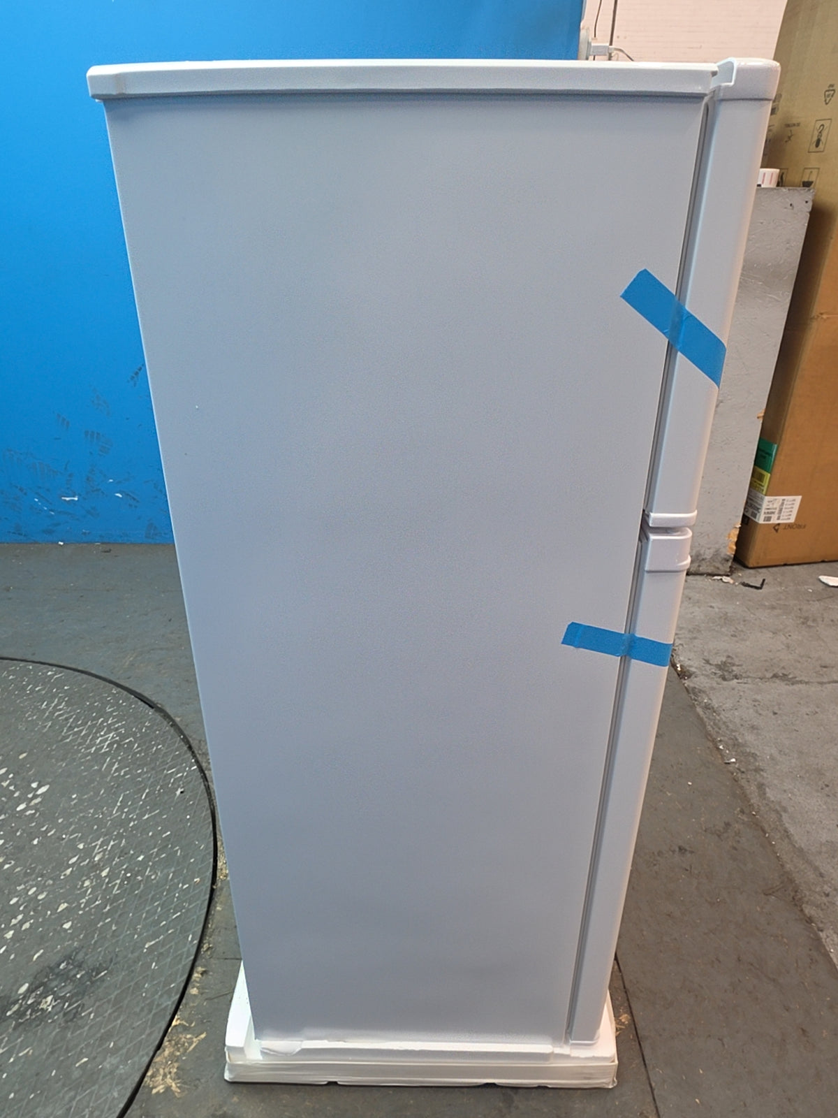 #GRC-163-959 - Candy 48cm Fridge Freezer – 117L, White, Manual Defrost