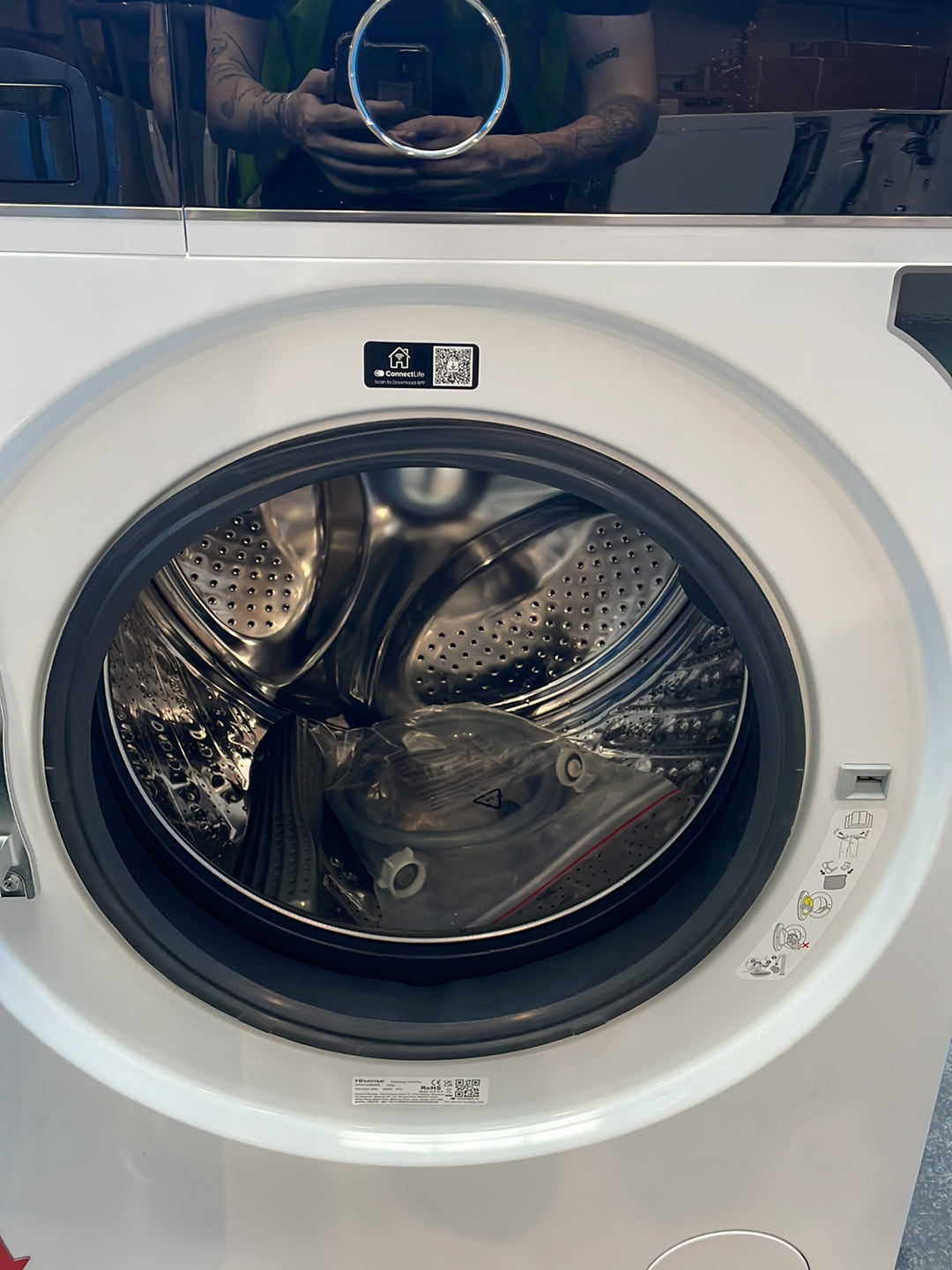 #GRC-163-982 - Hisense 12kg 1400rpm Washing Machine – Pure Jet Pro, Steam Function, White