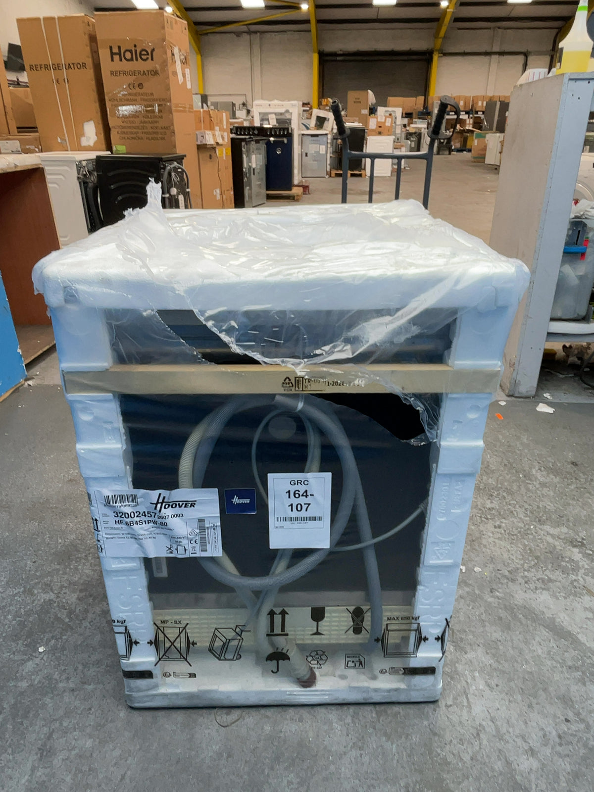 #GRC-164-107 - Hoover H-DISH 700 60cm Dishwasher – 16 Place Settings, WiFi Connected, B Rated, White