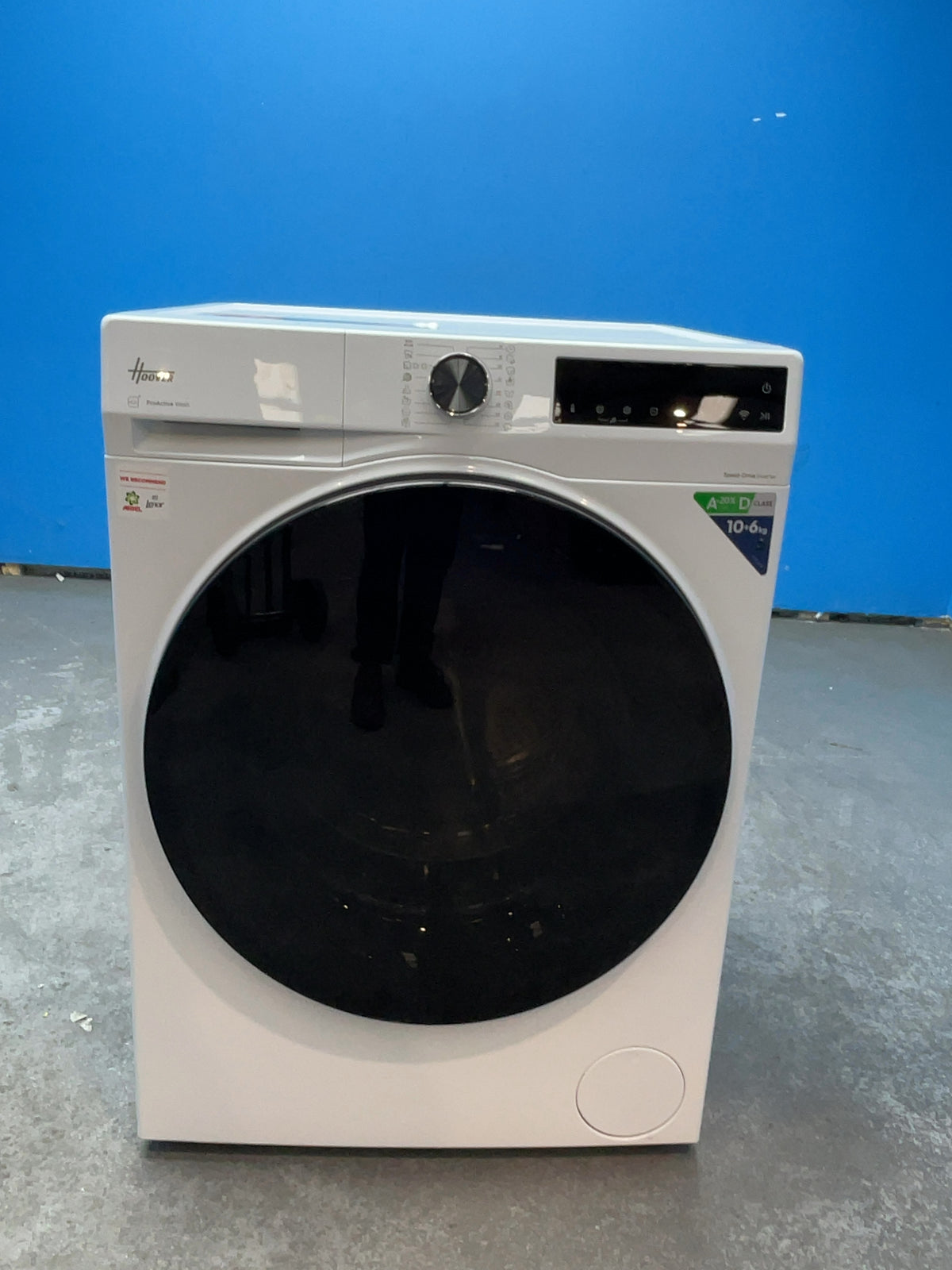 #GRC-164-109 - Hoover Washer Dryer – 10kg Wash, 6kg Dry, 1400rpm, WiFi Connected, White, Quick Wash