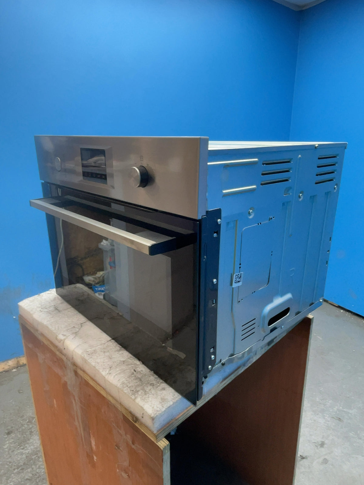 #GRC-164-151 - AEG 6000 CombiQuick 44L Built-In Combi Microwave – 1000W Grill, Steel
