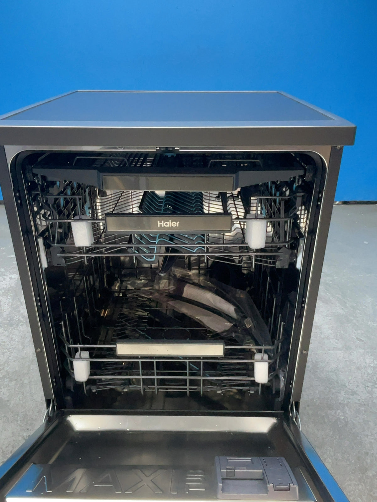 #GRC-164-223 - Haier 60cm Dishwasher – 14 Place Settings, WiFi Connected, A Rated, Grey