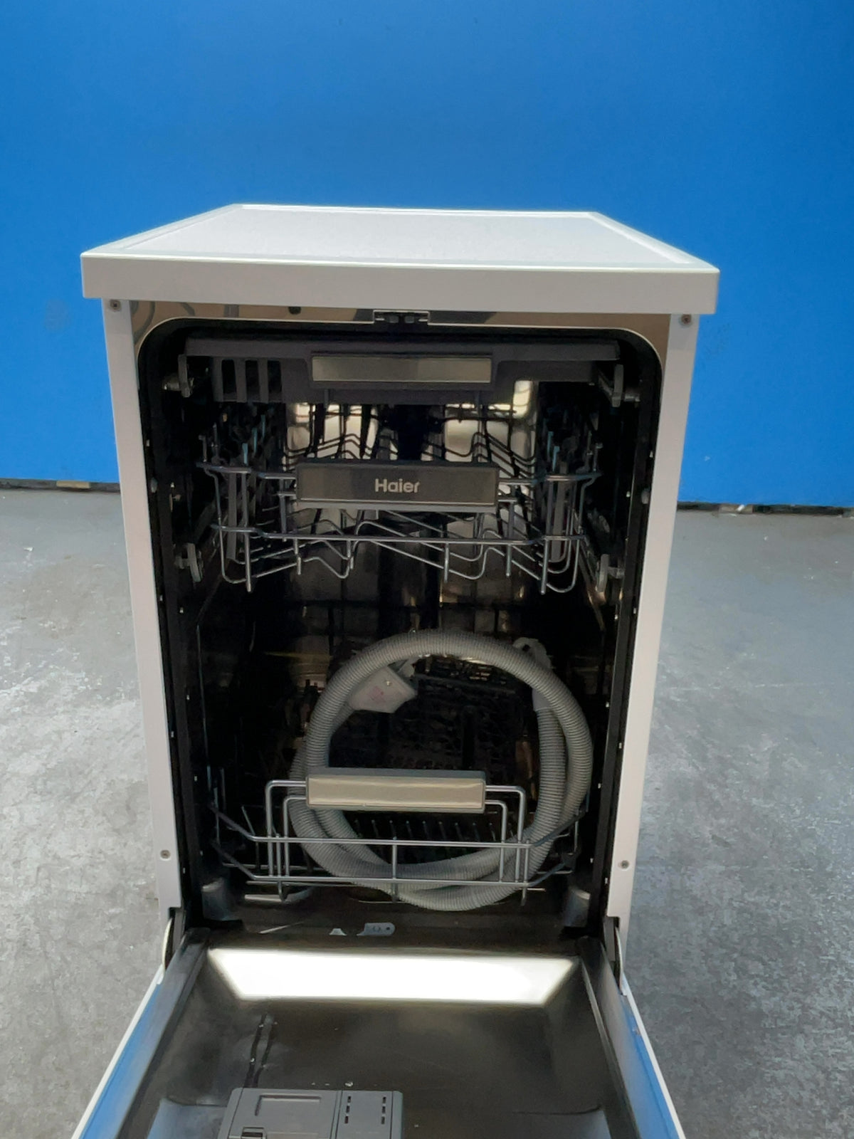#GRC-164-227 - Haier I-Pro Shine 5 45cm Slimline Dishwasher – 11 Place Settings, WiFi Connected, White
