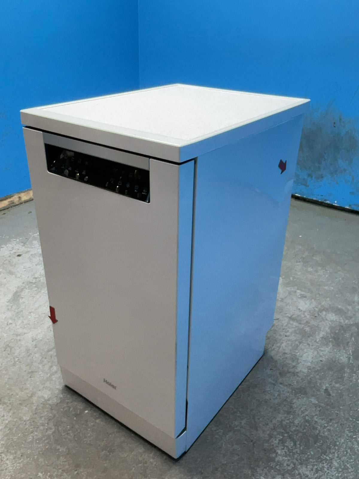 #GRC-164-227 - Haier I-Pro Shine 5 45cm Slimline Dishwasher – 11 Place Settings, WiFi Connected, White