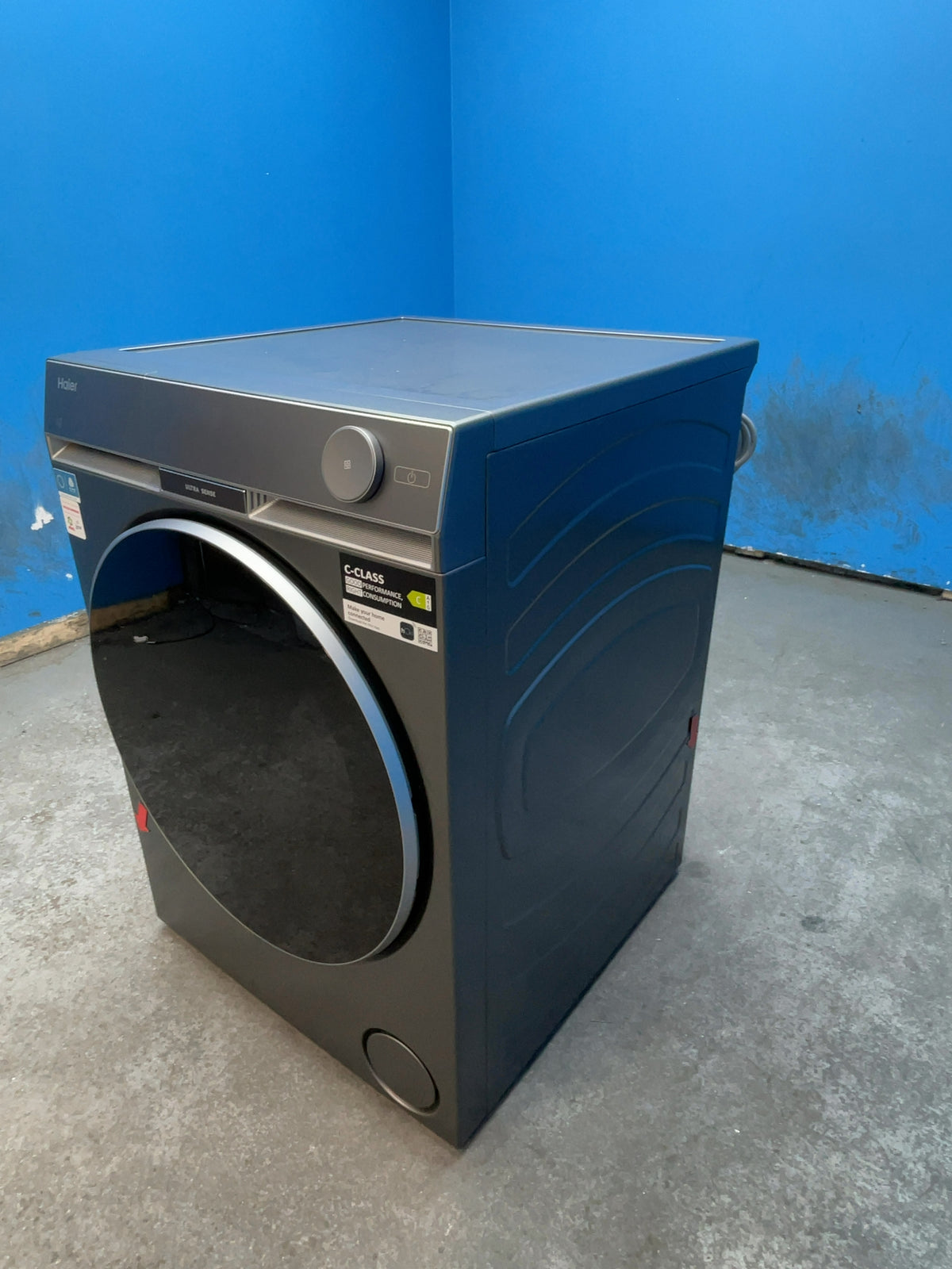 #GRC-164-229 - Haier X Series 9 10kg Heat Pump Tumble Dryer – WiFi Connected, Graphite