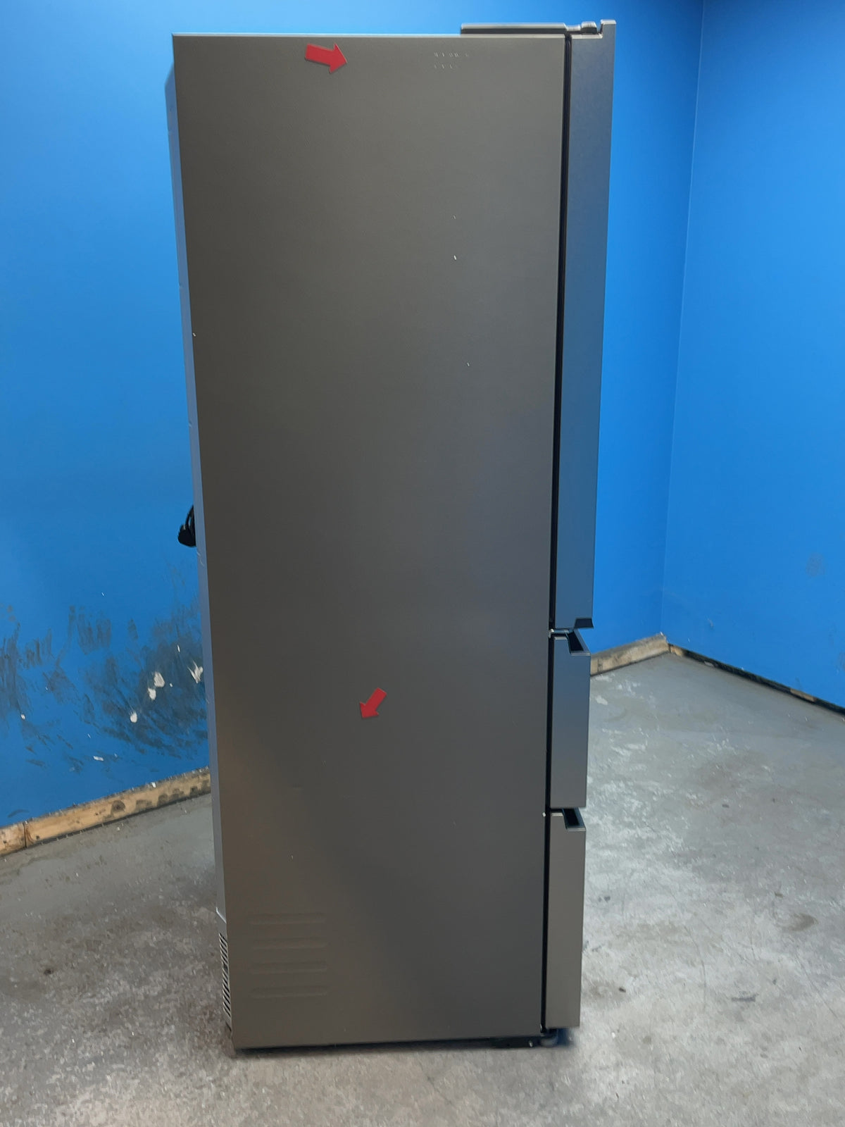 #GRC-164-258 - Hoover H-FRIDGE 700 70cm French Door Fridge Freezer – 402L, Stainless Steel