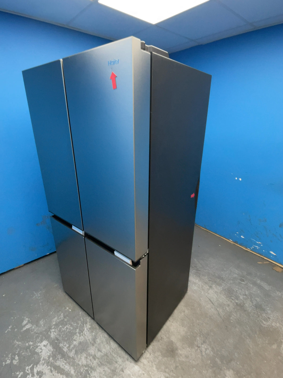 #GRC-164-272 - Haier Cube Series 5 American Style Fridge Freezer – 706L, Inox, Total No Frost