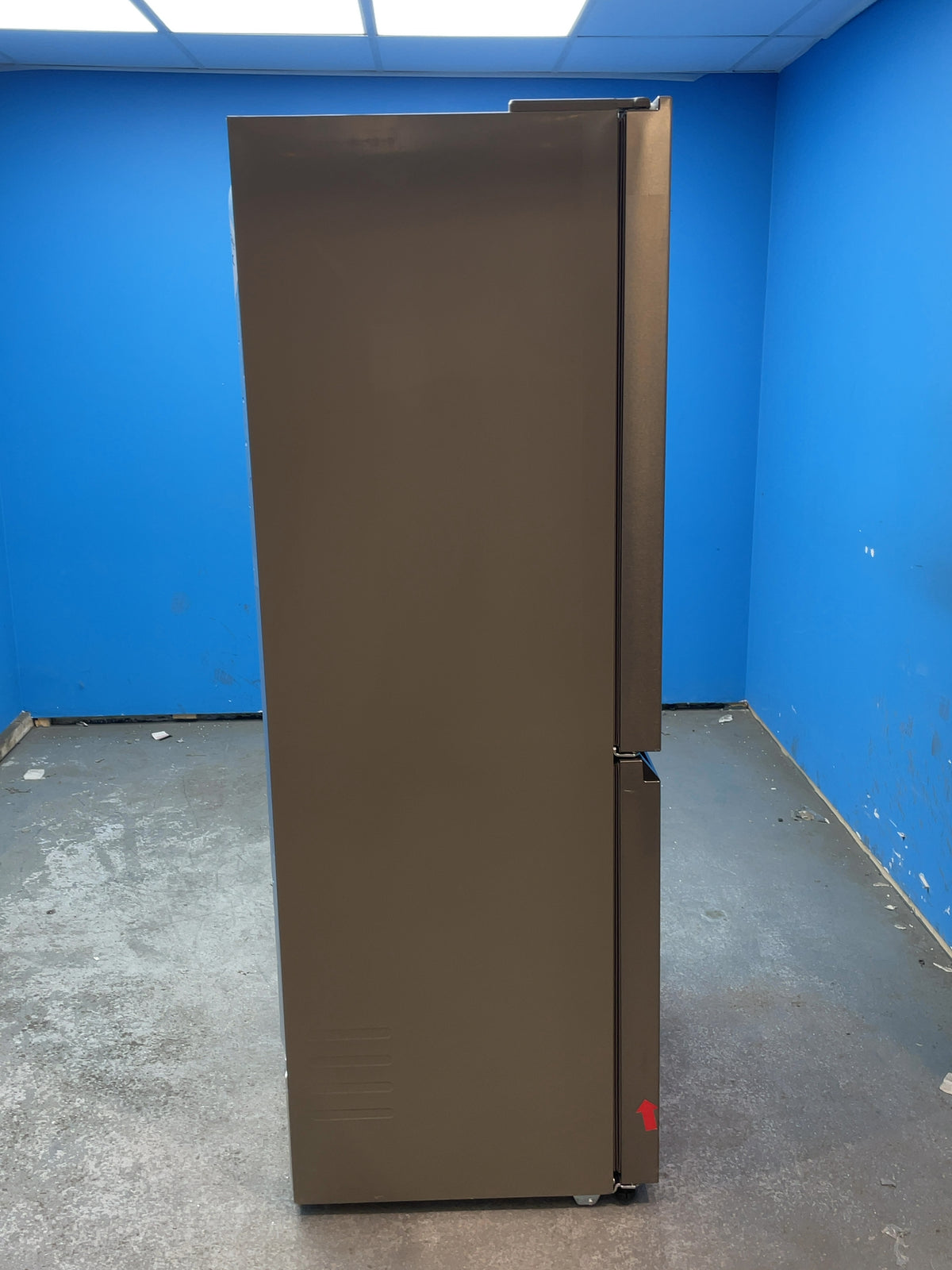 #GRC-164-275 - Haier American Style Fridge Freezer – 463L, Platinum Inox, Total No Frost