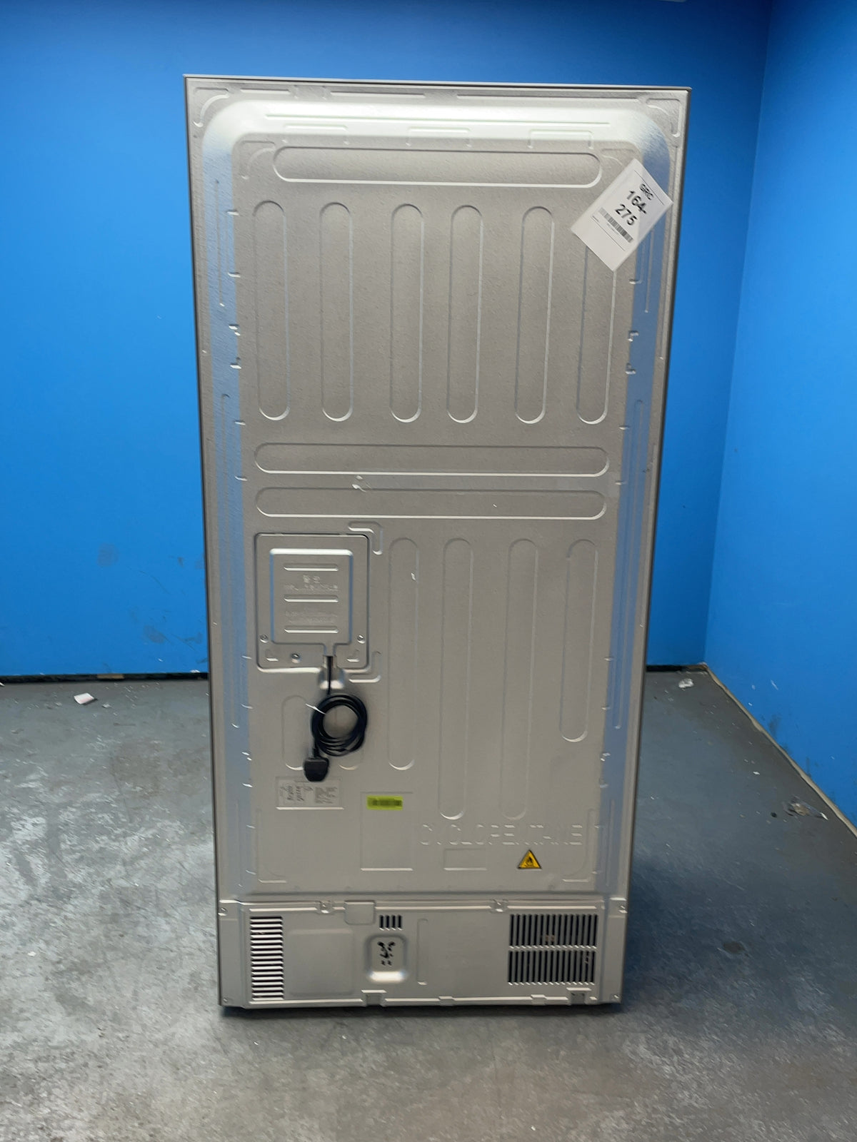 #GRC-164-275 - Haier American Style Fridge Freezer – 463L, Platinum Inox, Total No Frost