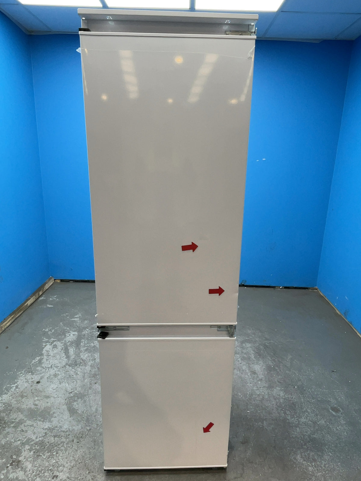 #GRC-164-280 - Candy Fresco 54cm Integrated 50/50 Fridge Freezer – 260L, White, Low Frost