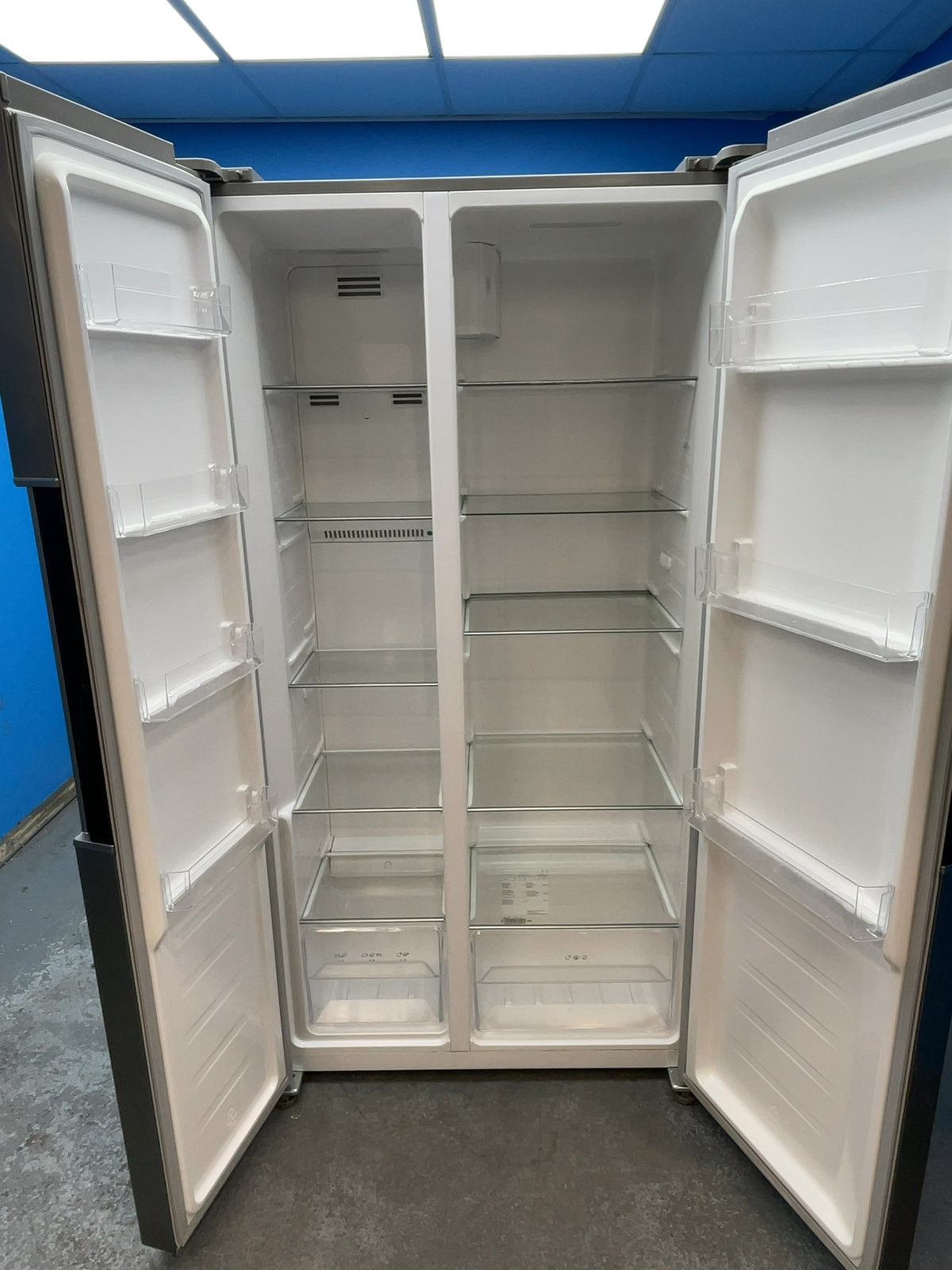 #GRC-164-282 - Candy CHSBSV5172XKN Side-by-Side American Fridge Freezer – 436L Capacity, Total No Frost, Stainless Steel Look