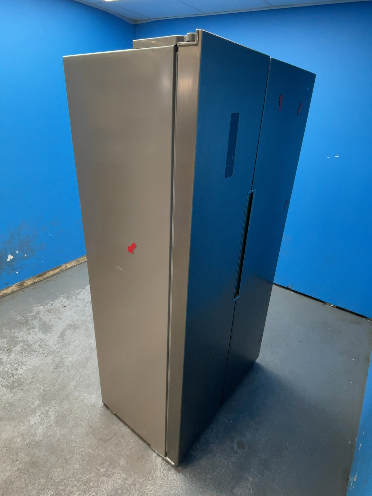 #GRC-164-282 - Candy CHSBSV5172XKN Side-by-Side American Fridge Freezer – 436L Capacity, Total No Frost, Stainless Steel Look