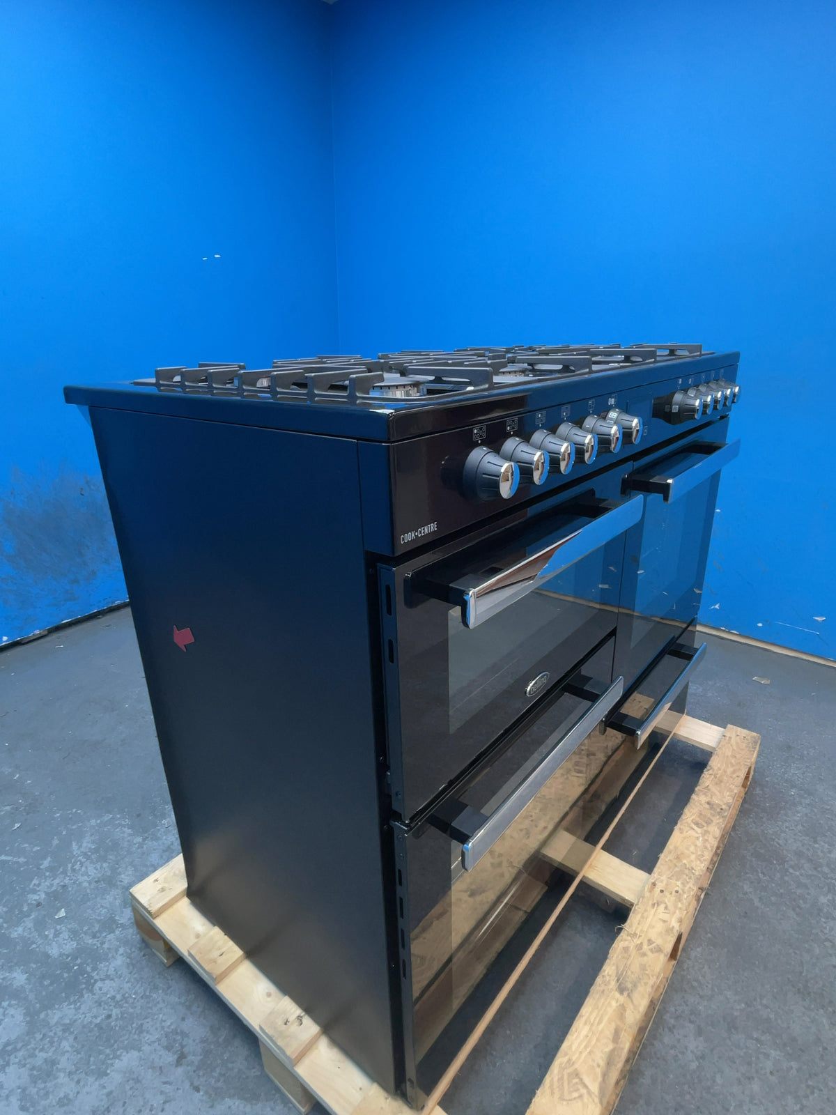 #GRC-164-300 - Belling Cookcentre 110DF Dual Fuel Range Cooker – 199L Capacity, 7 Burner Gas Hob, AirFry Mode