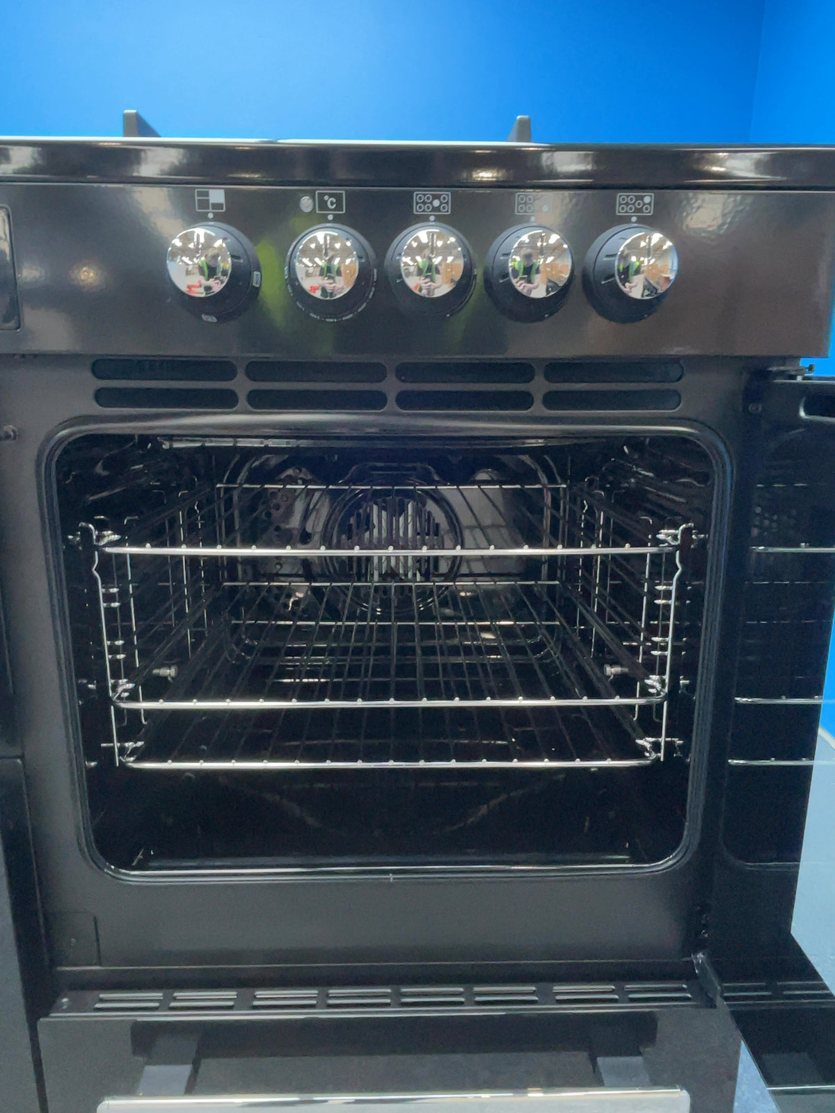 #GRC-164-300 - Belling Cookcentre 110DF Dual Fuel Range Cooker – 199L Capacity, 7 Burner Gas Hob, AirFry Mode