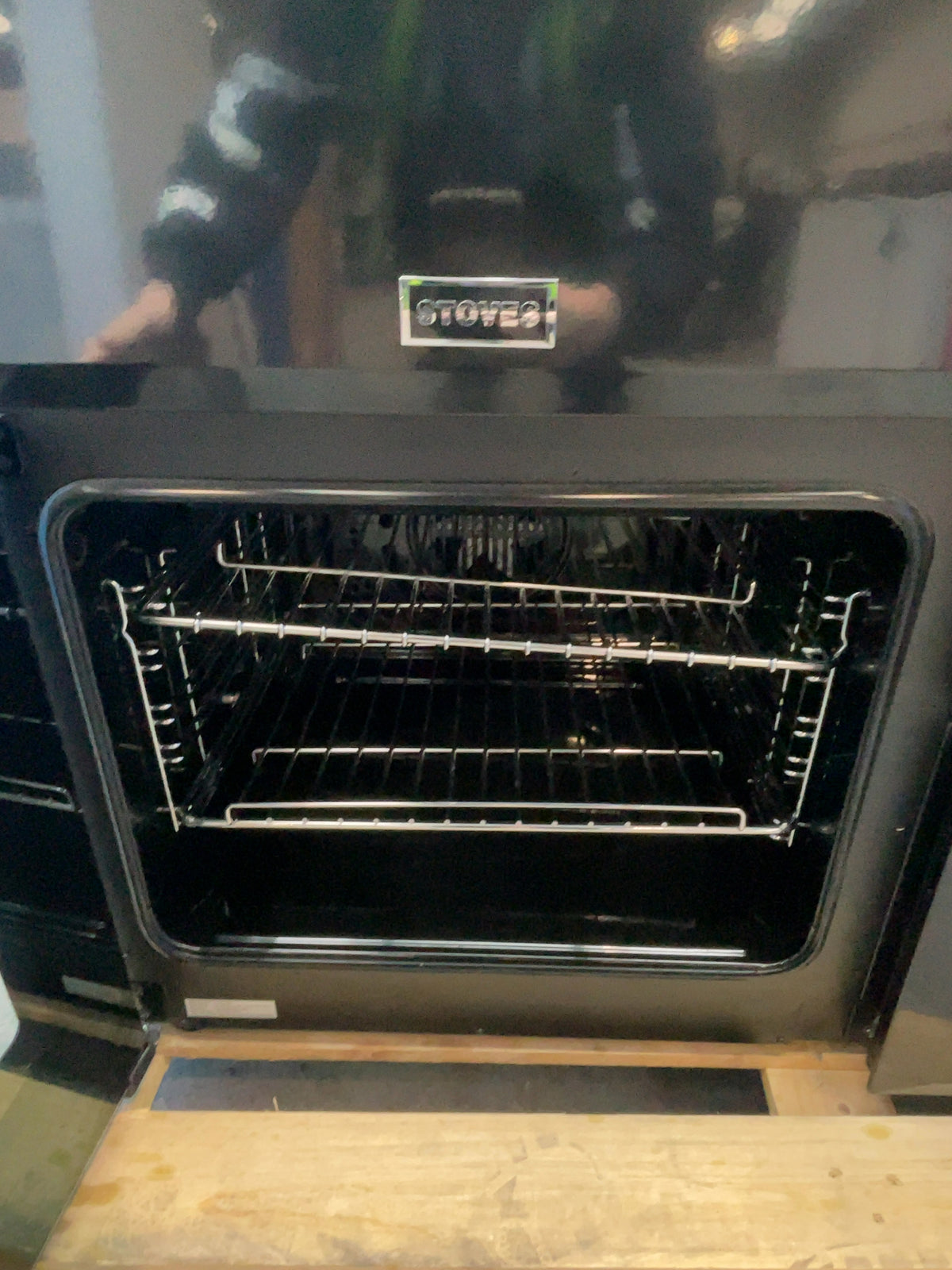 #GRC-164-306 - Stoves Richmond Deluxe 100cm Electric Range Cooker – Quad Oven, 5 Zone Induction Hob, AirFry, Black
