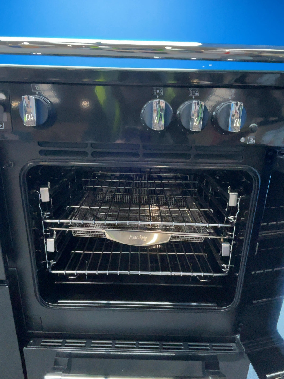 #GRC-164-306 - Stoves Richmond Deluxe 100cm Electric Range Cooker – Quad Oven, 5 Zone Induction Hob, AirFry, Black