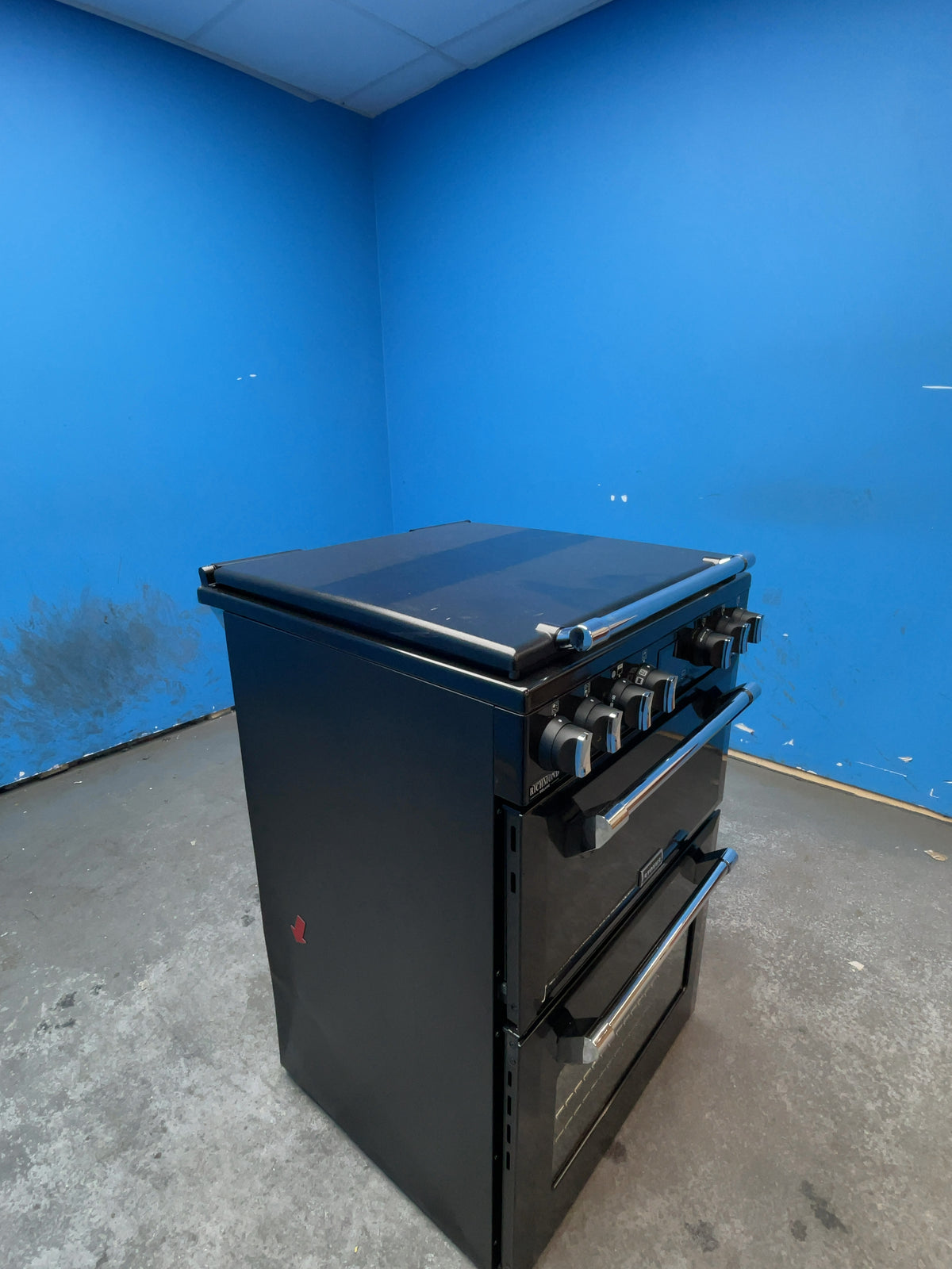 #GRC-164-309 - Stoves Richmond Deluxe 60cm Dual Fuel Cooker – PowerWok, AirFry, Black