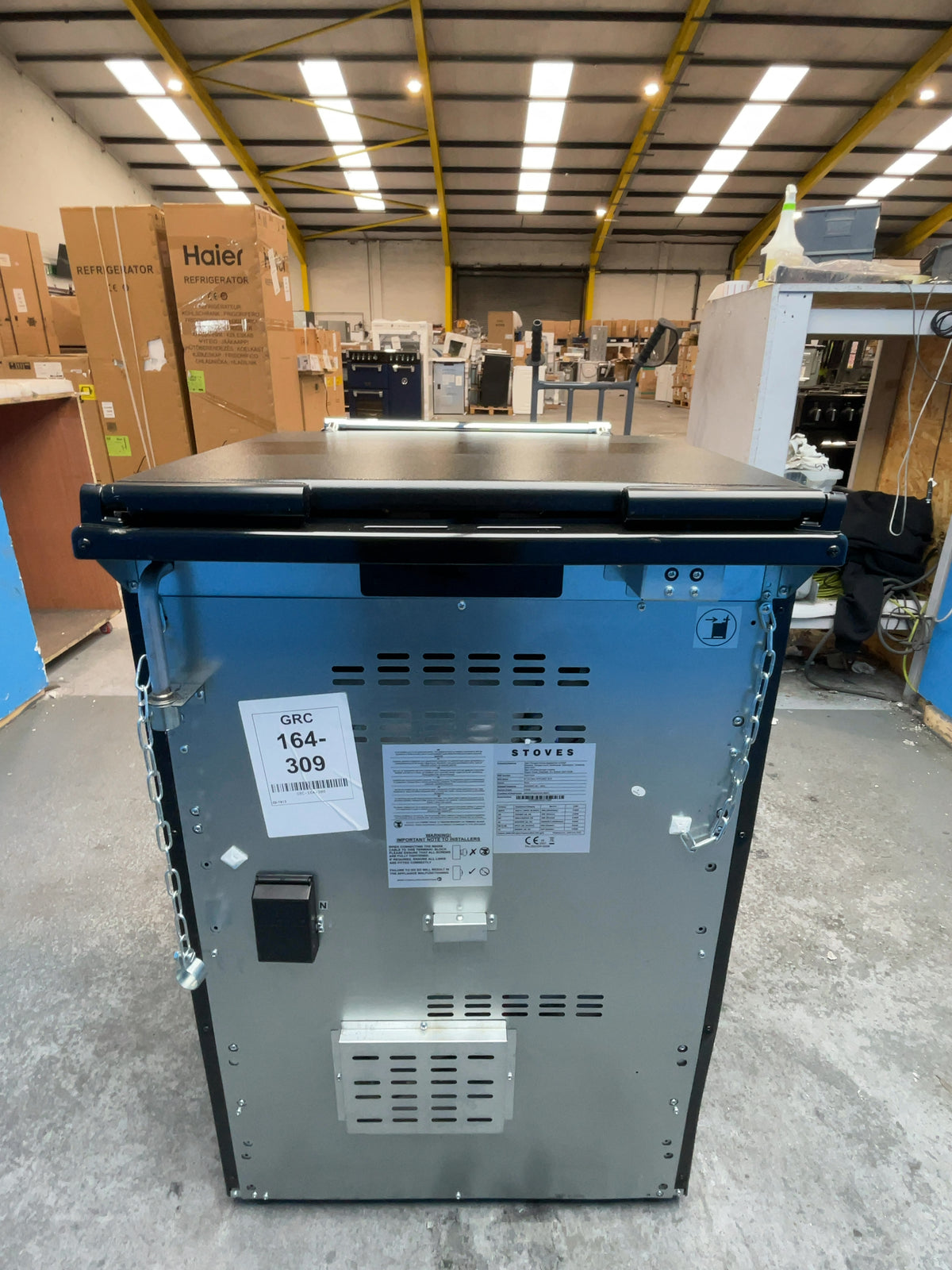 #GRC-164-309 - Stoves Richmond Deluxe 60cm Dual Fuel Cooker – PowerWok, AirFry, Black