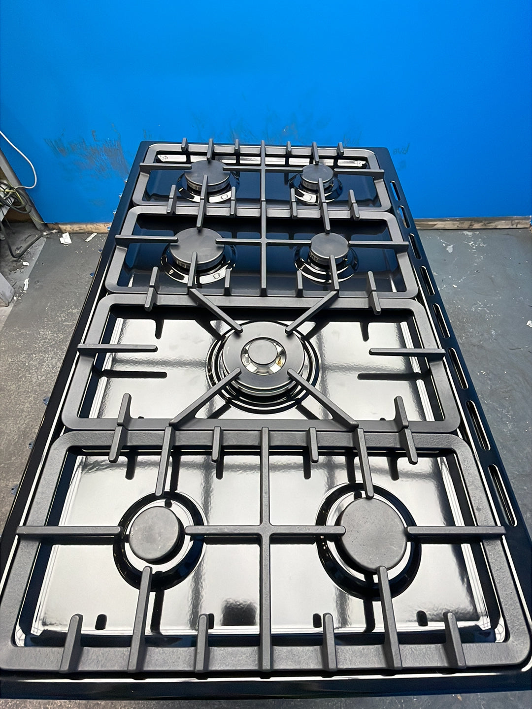 #GRC-164-311 - Belling Farmhouse 100cm Dual Fuel Range Cooker – 157L, AirFry, Black