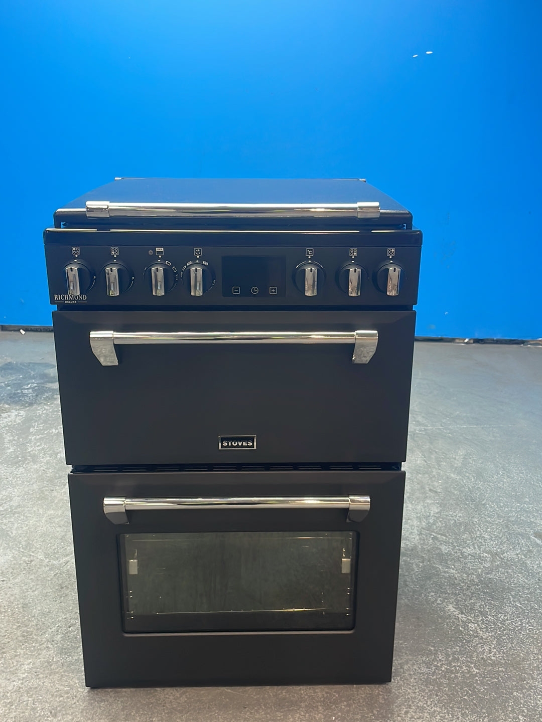 #GRC-164-315 - Stoves Richmond Deluxe 60cm Dual Fuel Cooker – PowerWok, AirFry, Anthracite