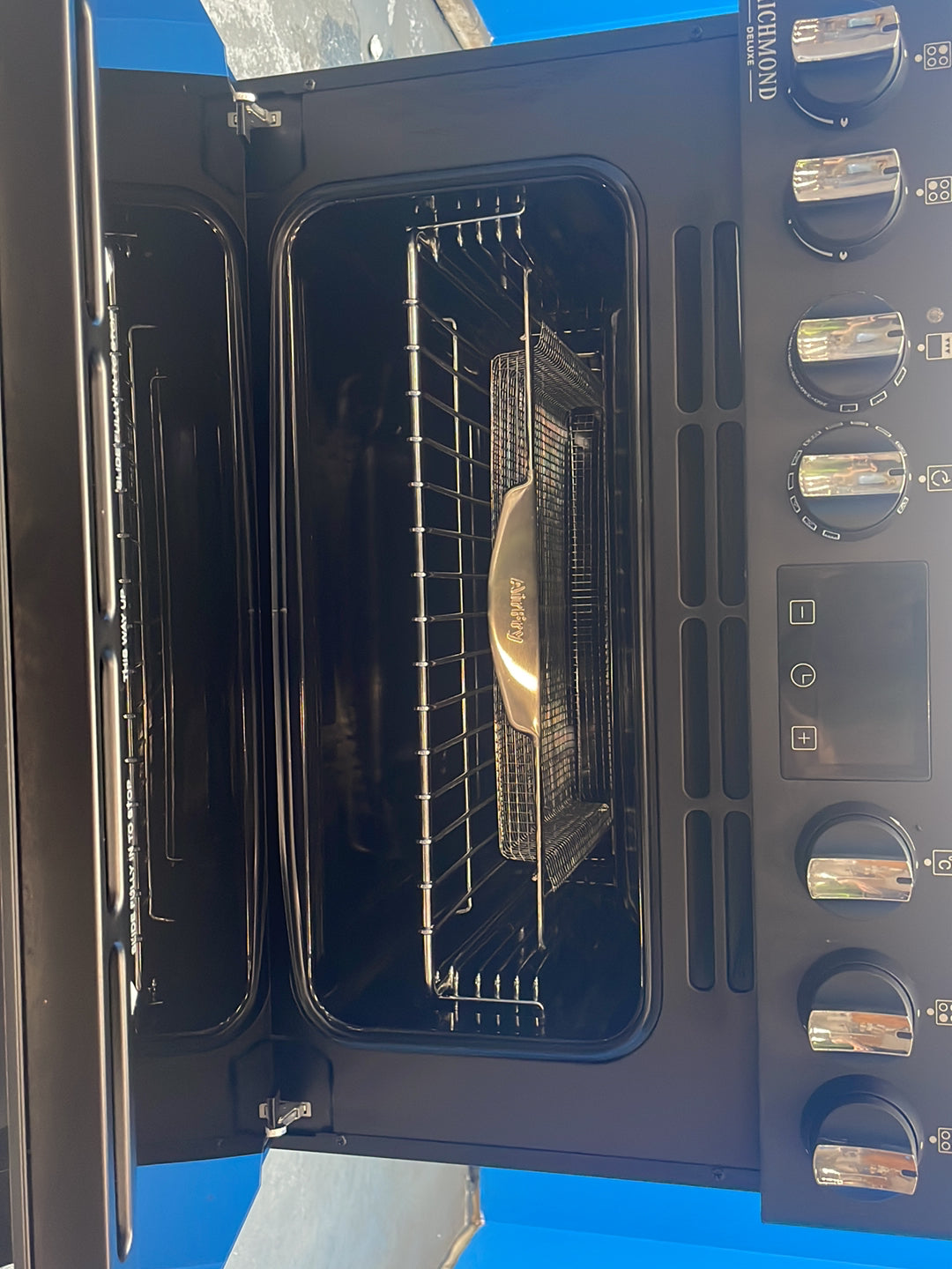 #GRC-164-315 - Stoves Richmond Deluxe 60cm Dual Fuel Cooker – PowerWok, AirFry, Anthracite