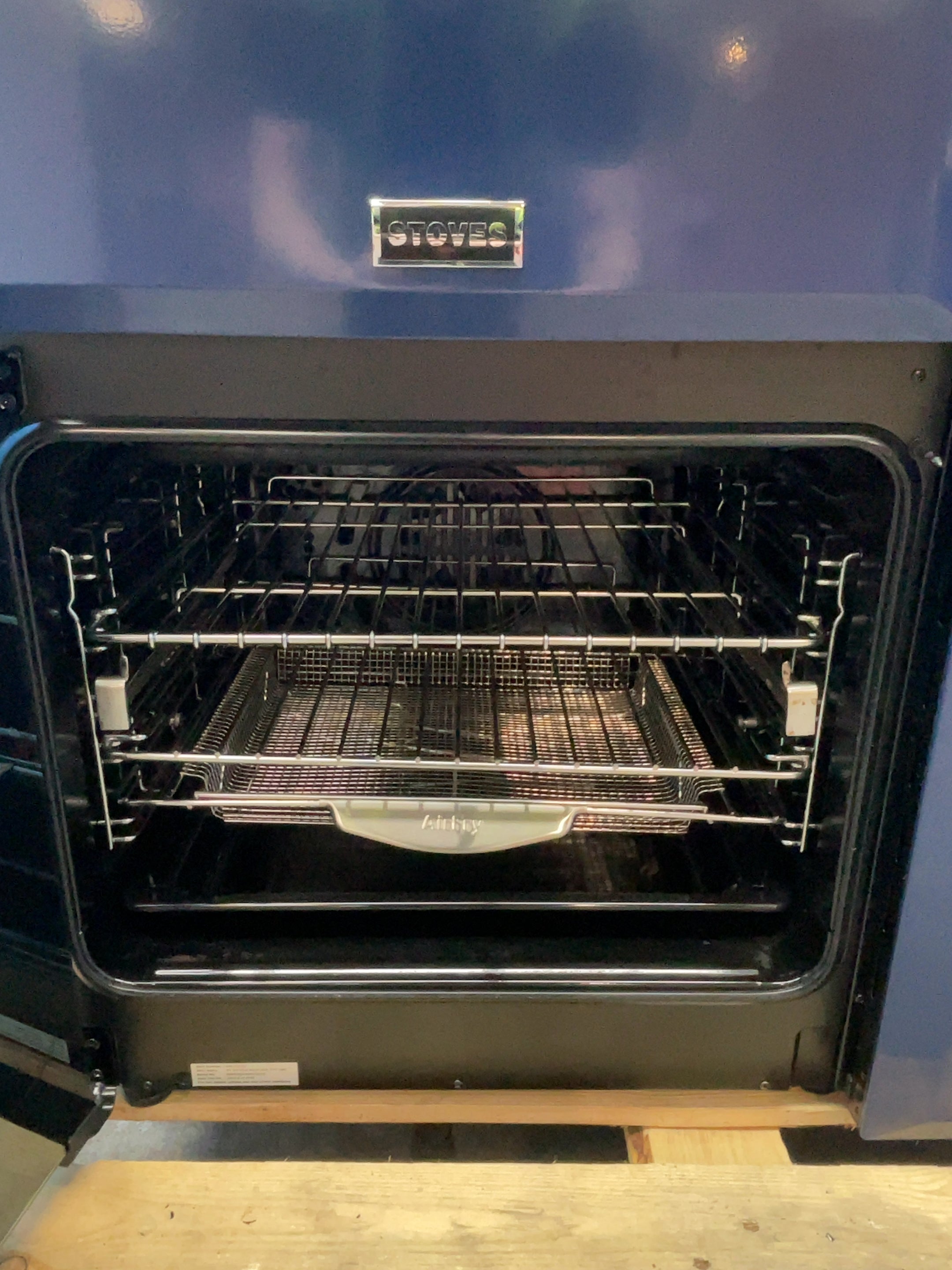 #GRC-164-323 - Stoves Richmond Deluxe 90cm Electric Induction Range Cooker – Quad Oven, AirFry, Bridgeable Hob, Black