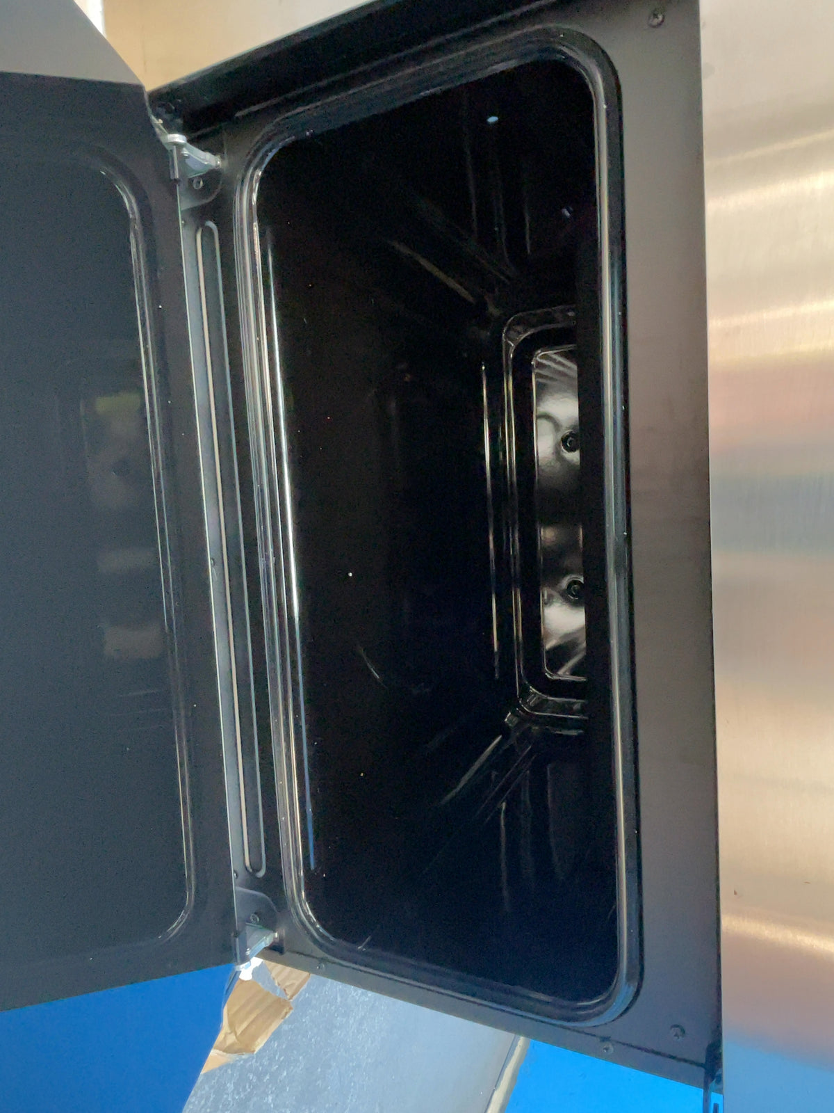 #GRC-164-325 - Belling Cookcentre 100DF 100cm Dual Fuel Range Cooker – 7 Burner Gas Hob, AirFry & Double Oven, Stainless