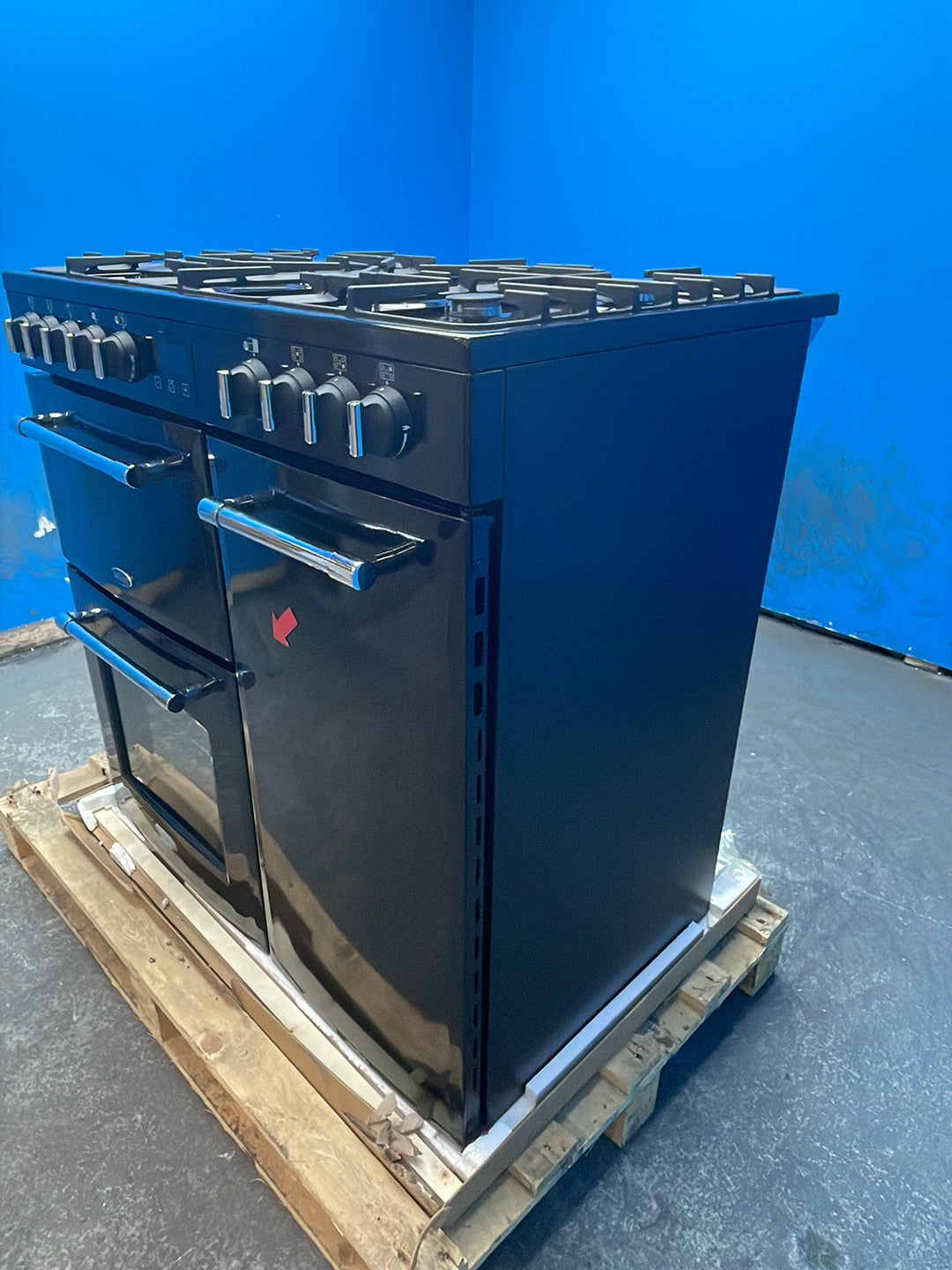 #GRC-164-333 - Belling Farmhouse 90cm Dual Fuel Range Cooker – 174L, 3 Ovens, AirFry
