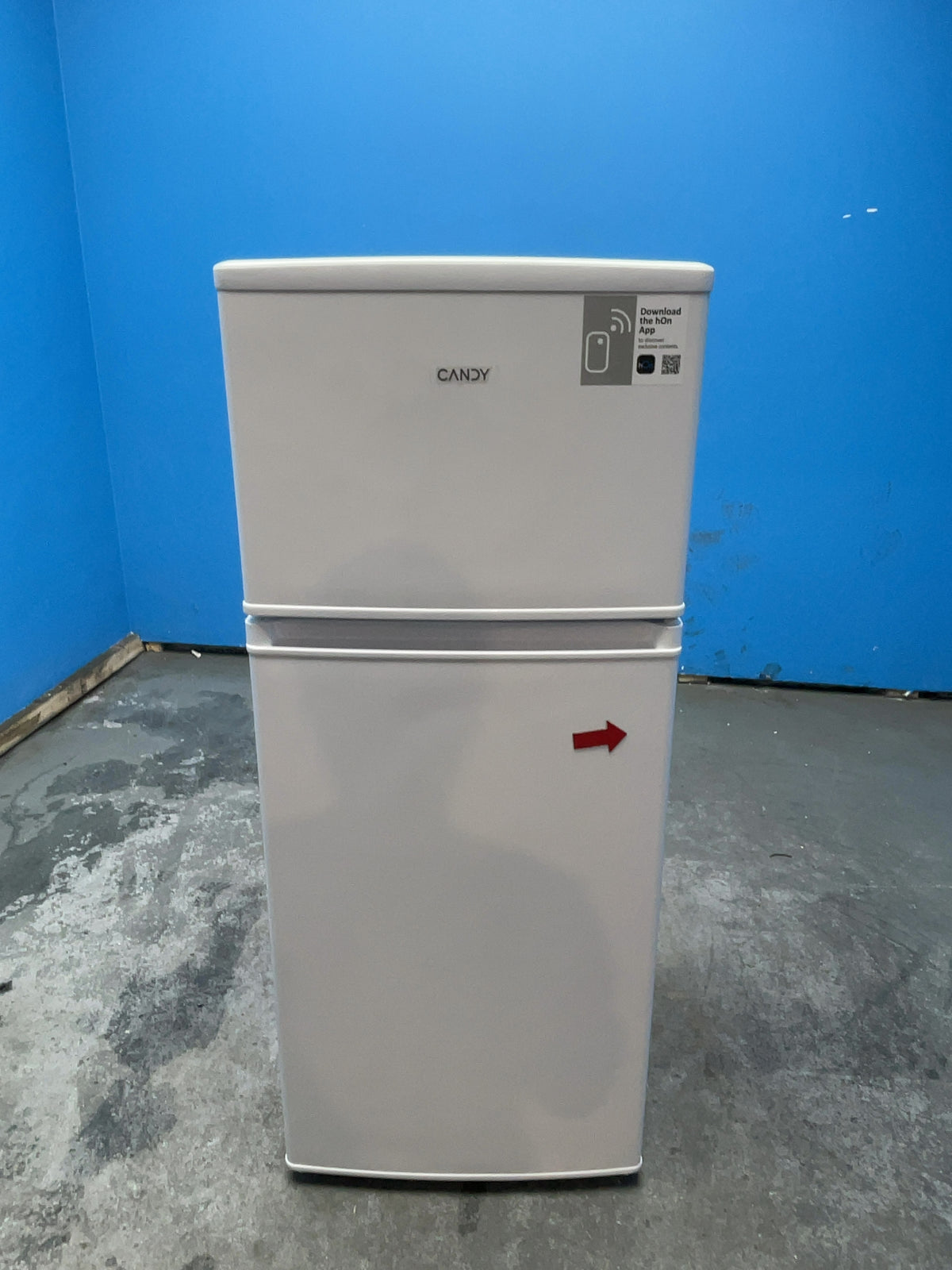 #GRC-164-405 - Candy 48cm Fridge Freezer – 117L, White, Manual Defrost