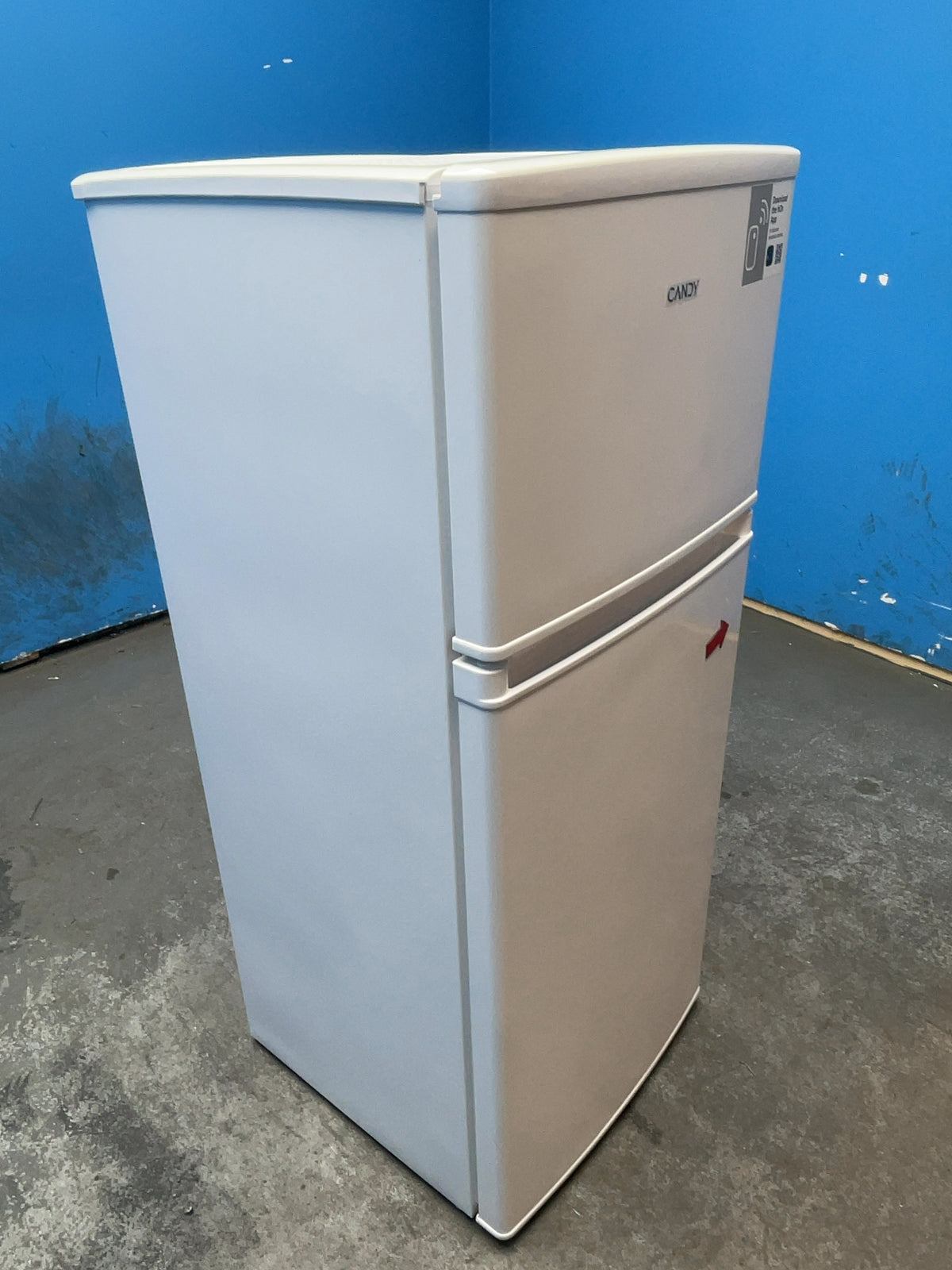 #GRC-164-405 - Candy 48cm Fridge Freezer – 117L, White, Manual Defrost