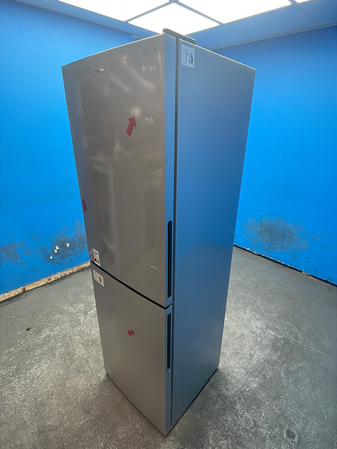 #GRC-164-407 - Candy 54.5cm Fridge Freezer – 252L, Silver, Low Frost, Smart WiFi