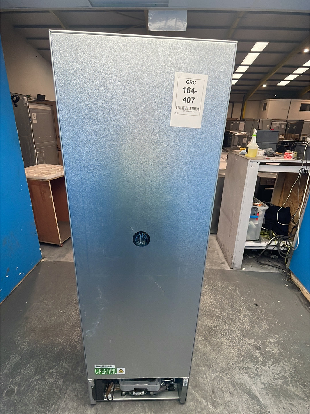#GRC-164-407 - Candy 54.5cm Fridge Freezer – 252L, Silver, Low Frost, Smart WiFi