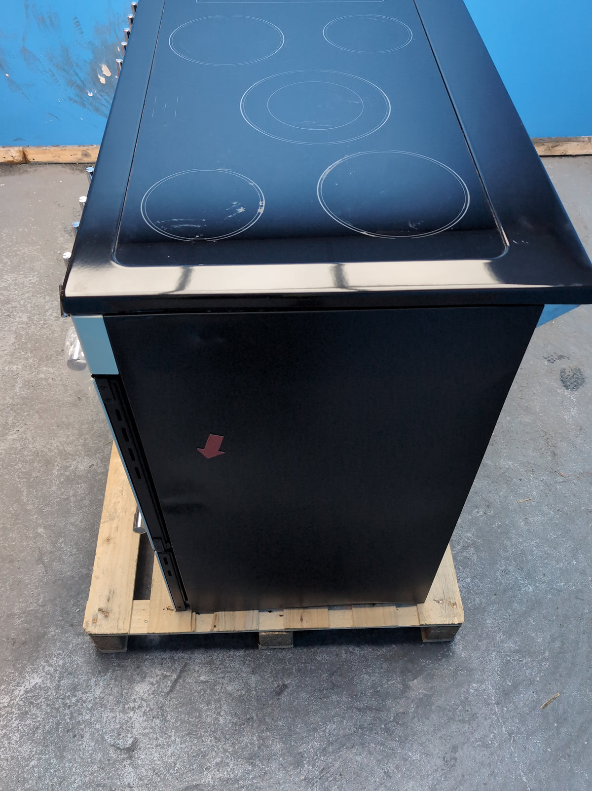 #GRC-164-458 - Belling Farmhouse 100Ei 100cm Electric Range Cooker – 5 Zone Induction Hob, AirFry, Cream