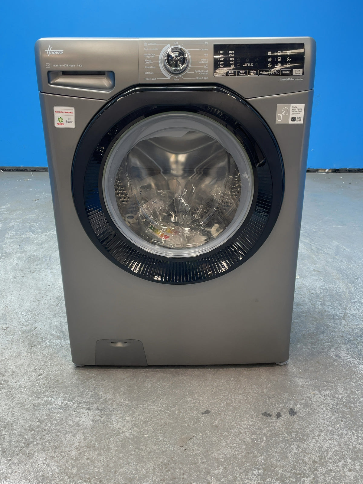 #GRC-164-462 - Hoover H-WASH 350 9kg 1400rpm Washing Machine – Eco-Power Inverter Motor