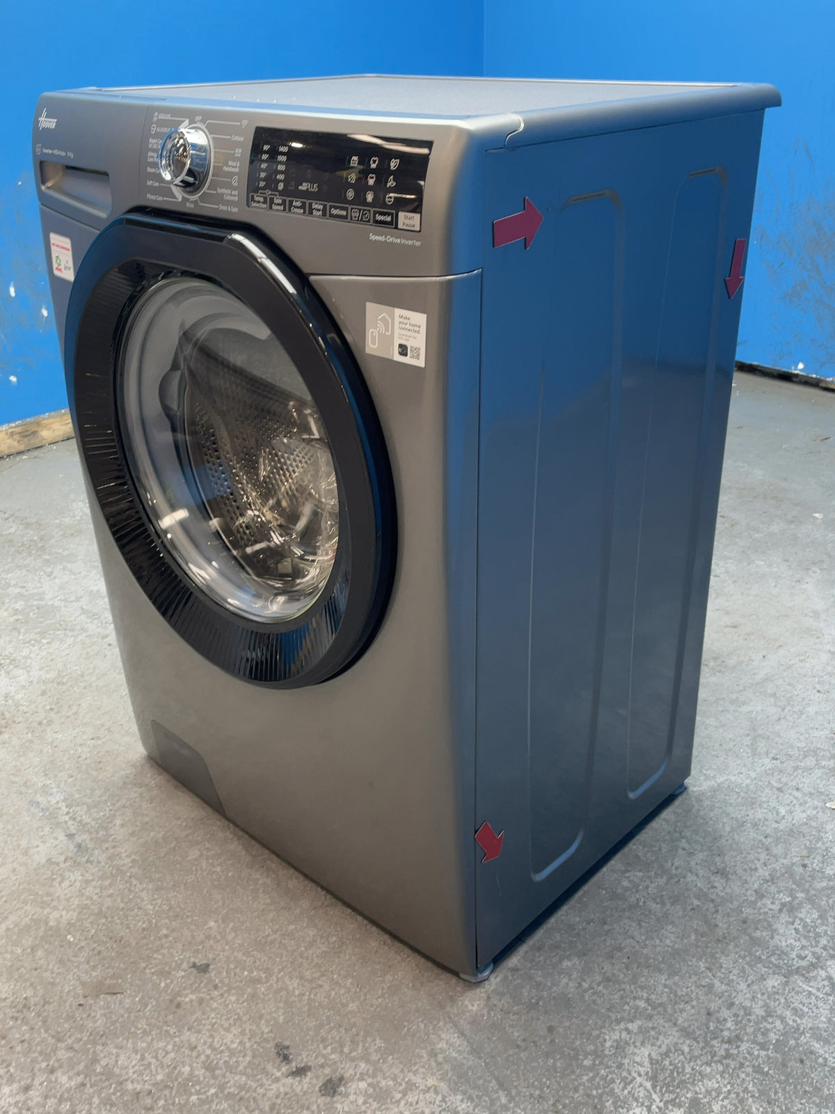 #GRC-164-462 - Hoover H-WASH 350 9kg 1400rpm Washing Machine – Eco-Power Inverter Motor
