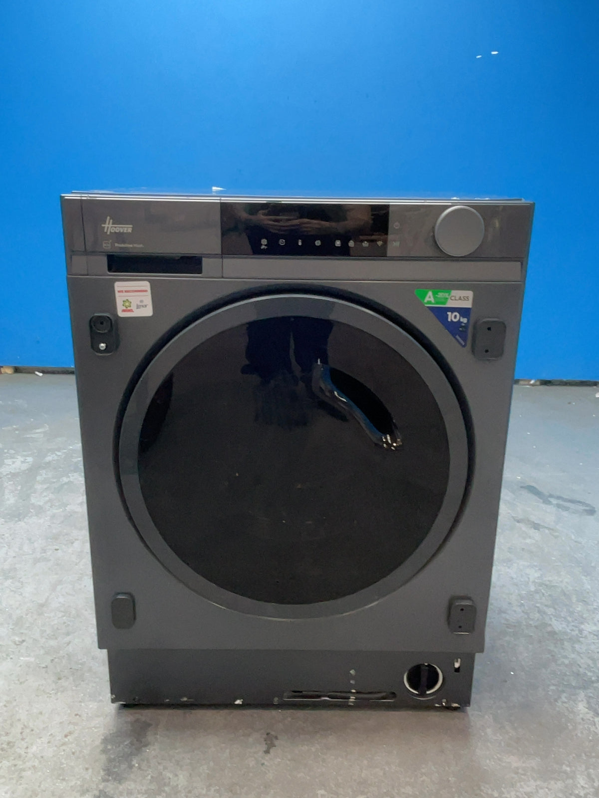 #GRC-164-494 - Hoover 10kg 1400rpm Integrated Washing Machine – Steam Function, Anthracite