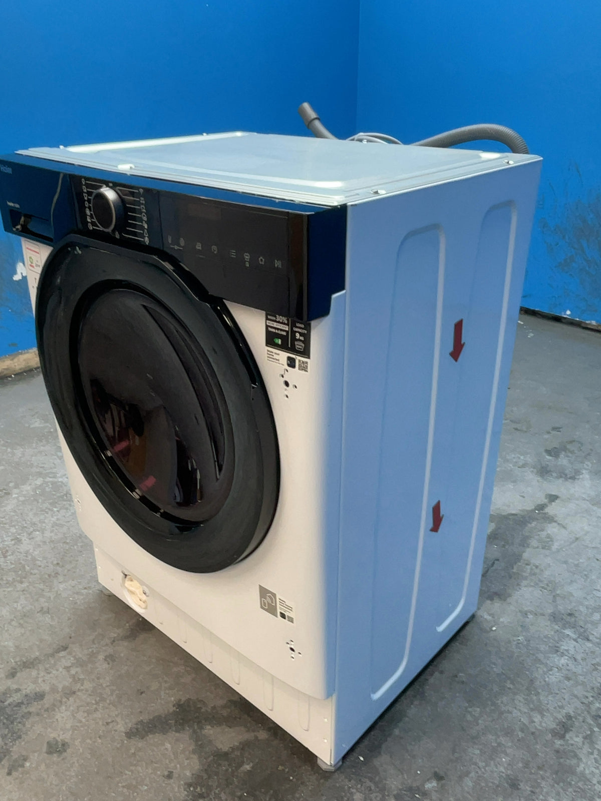 #GRC-164-497 - Haier 9kg 1600rpm Integrated Washing Machine – Instant Mix Technology, White