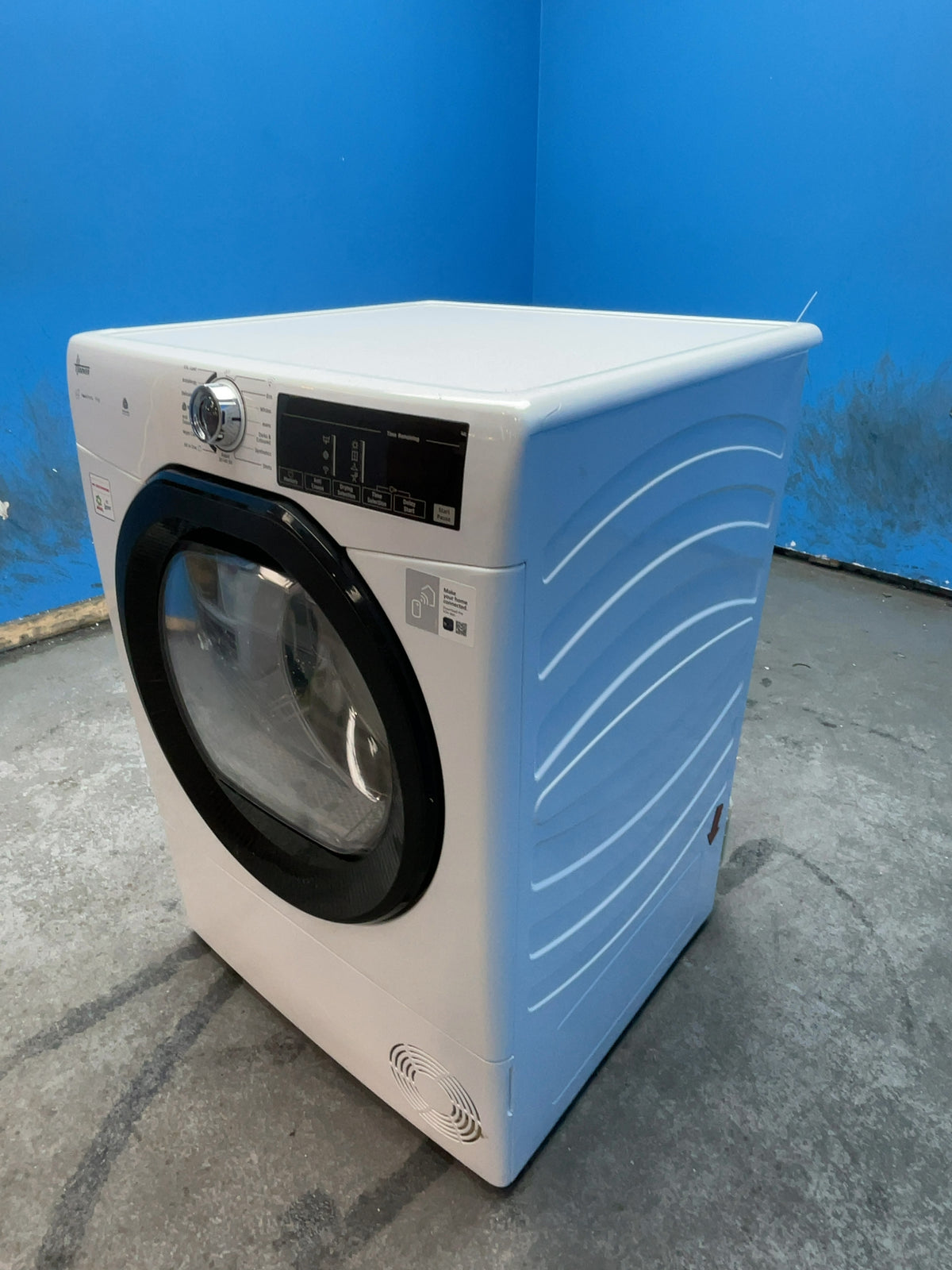 #GRC-164-500 - Hoover 9kg Heat Pump Tumble Dryer – WiFi Connected, White, D Energy Rating