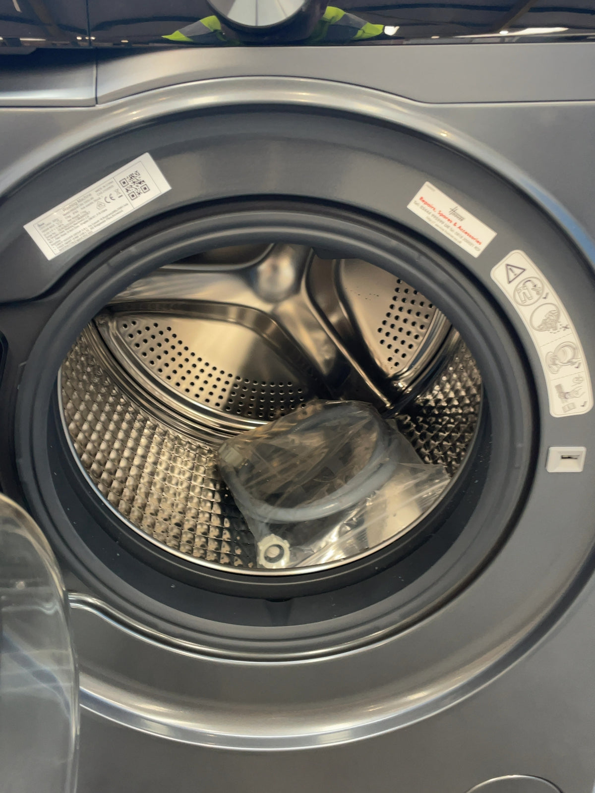 #GRC-164-510 - Hoover 13kg 1400rpm Washing Machine – XL Soft Drum, Inverter Motor, Anthracite