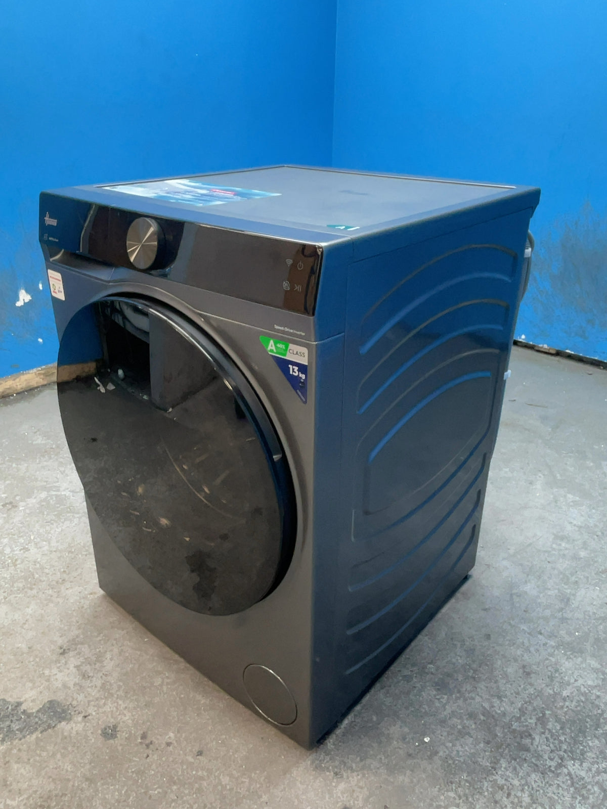 #GRC-164-510 - Hoover 13kg 1400rpm Washing Machine – XL Soft Drum, Inverter Motor, Anthracite