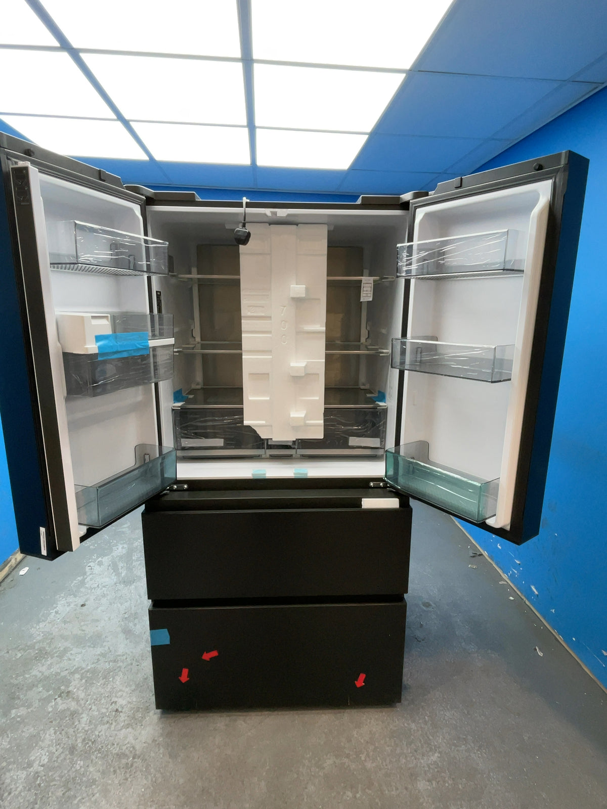 #GRC-164-526 - Haier Horizon 700L French Door Fridge Freezer – Water Dispenser, Total No Frost, Black