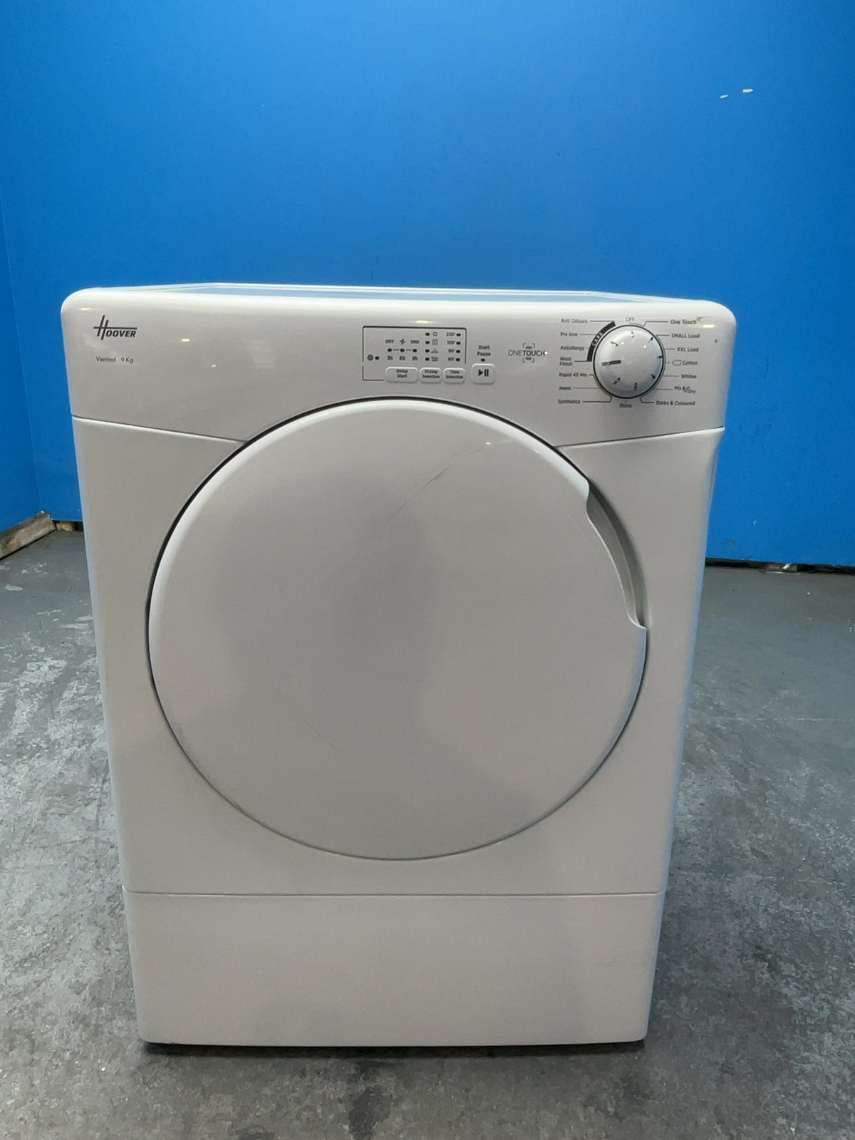 #GRC-164-574 - Hoover H-DRY 300 9kg Vented Tumble Dryer – NFC Connectivity, White, 59.6cm Wide