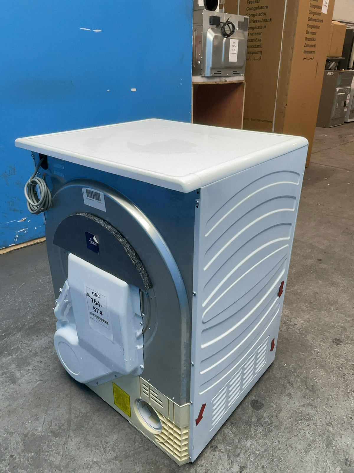 #GRC-164-574 - Hoover H-DRY 300 9kg Vented Tumble Dryer – NFC Connectivity, White, 59.6cm Wide