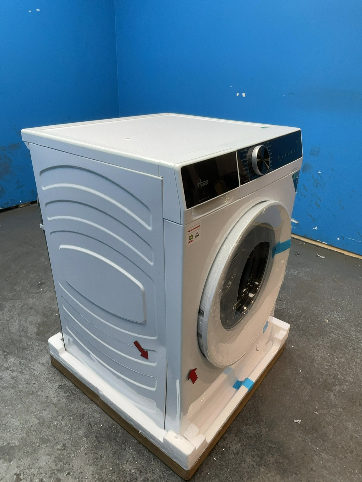 #GRC-164-620 - Hoover 9kg 1400rpm Washing Machine – Steam Cycle & ProActive Wash, White