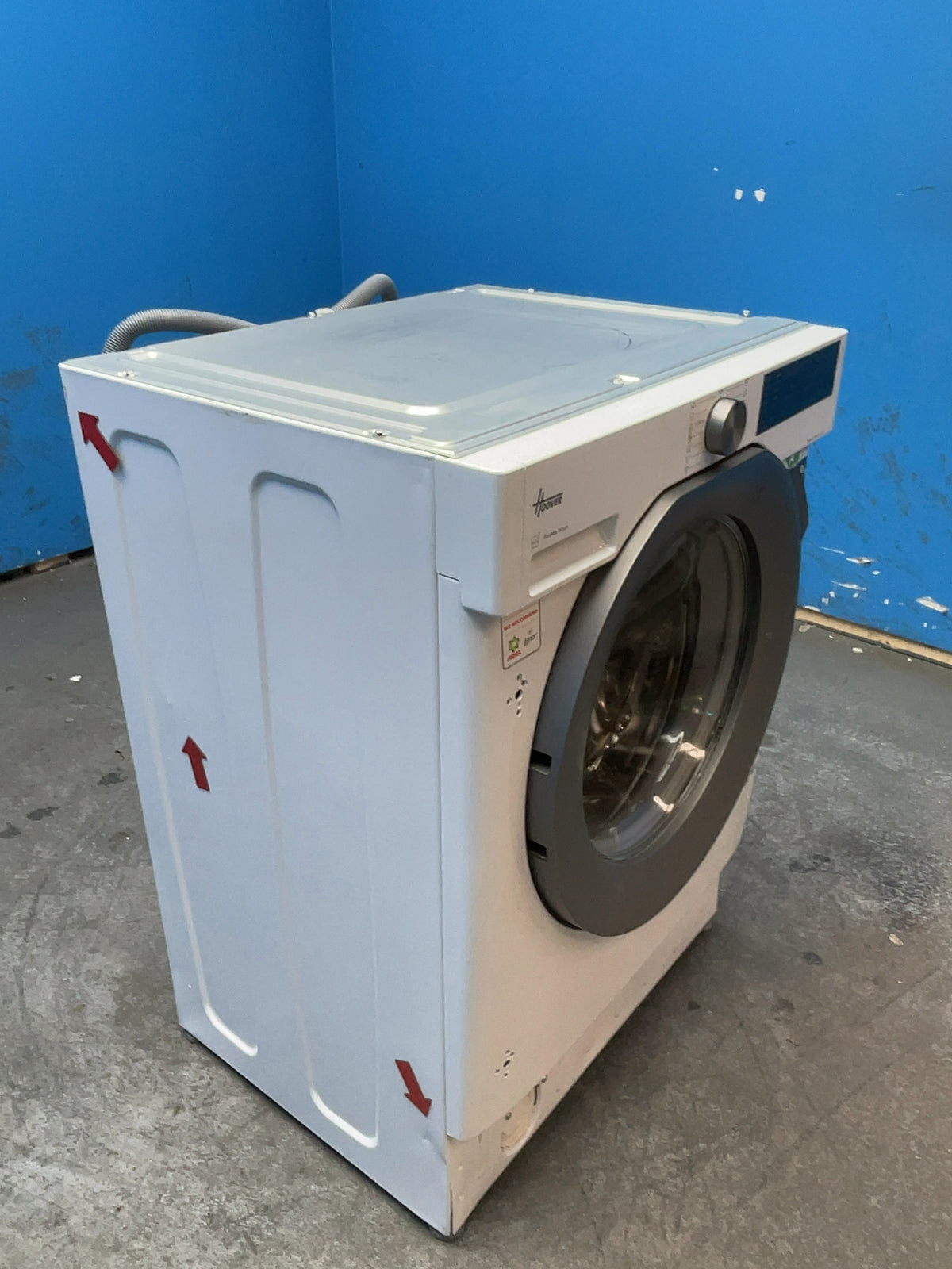 #GRC-164-625 - Hoover 9kg 1600rpm Integrated Washing Machine – KG Mode, Steam Function, White